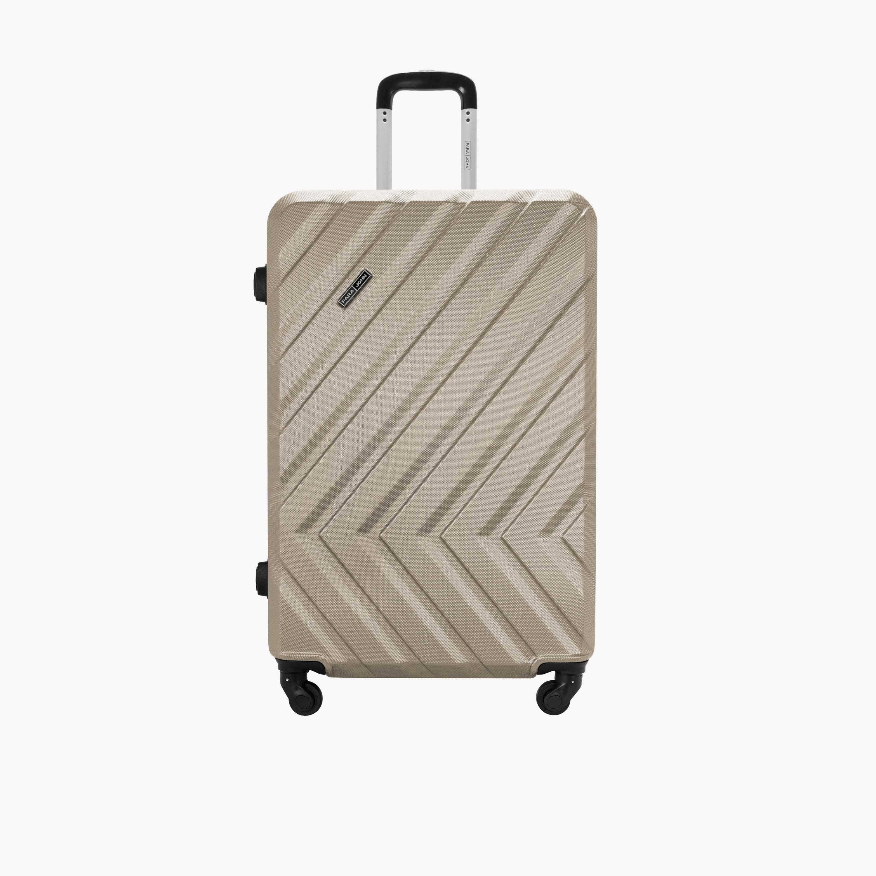Para John Chevron 76 CM Large Check-in ABS Hard Sided 4-Wheeler Spinner Trolley Bag with 3-digit combination lock-travel-luggagesandbags-luggage-image-8