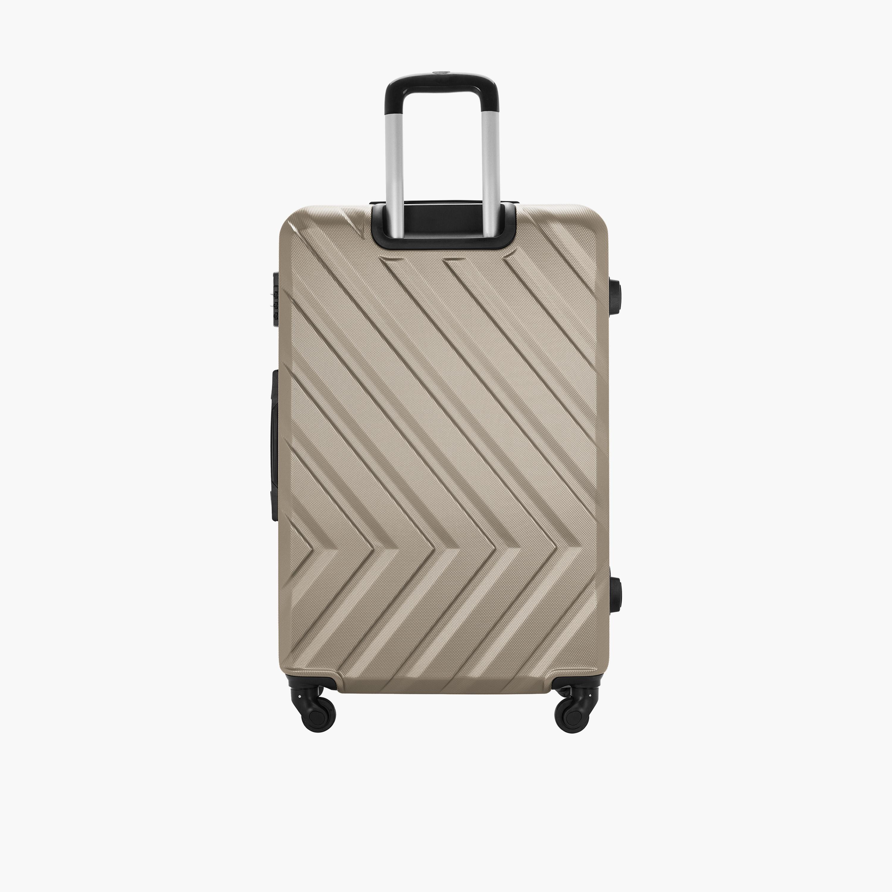 Para John Chevron 76 CM Large Check-in ABS Hard Sided 4-Wheeler Spinner Trolley Bag with 3-digit combination lock-travel-luggagesandbags-luggage-image-14