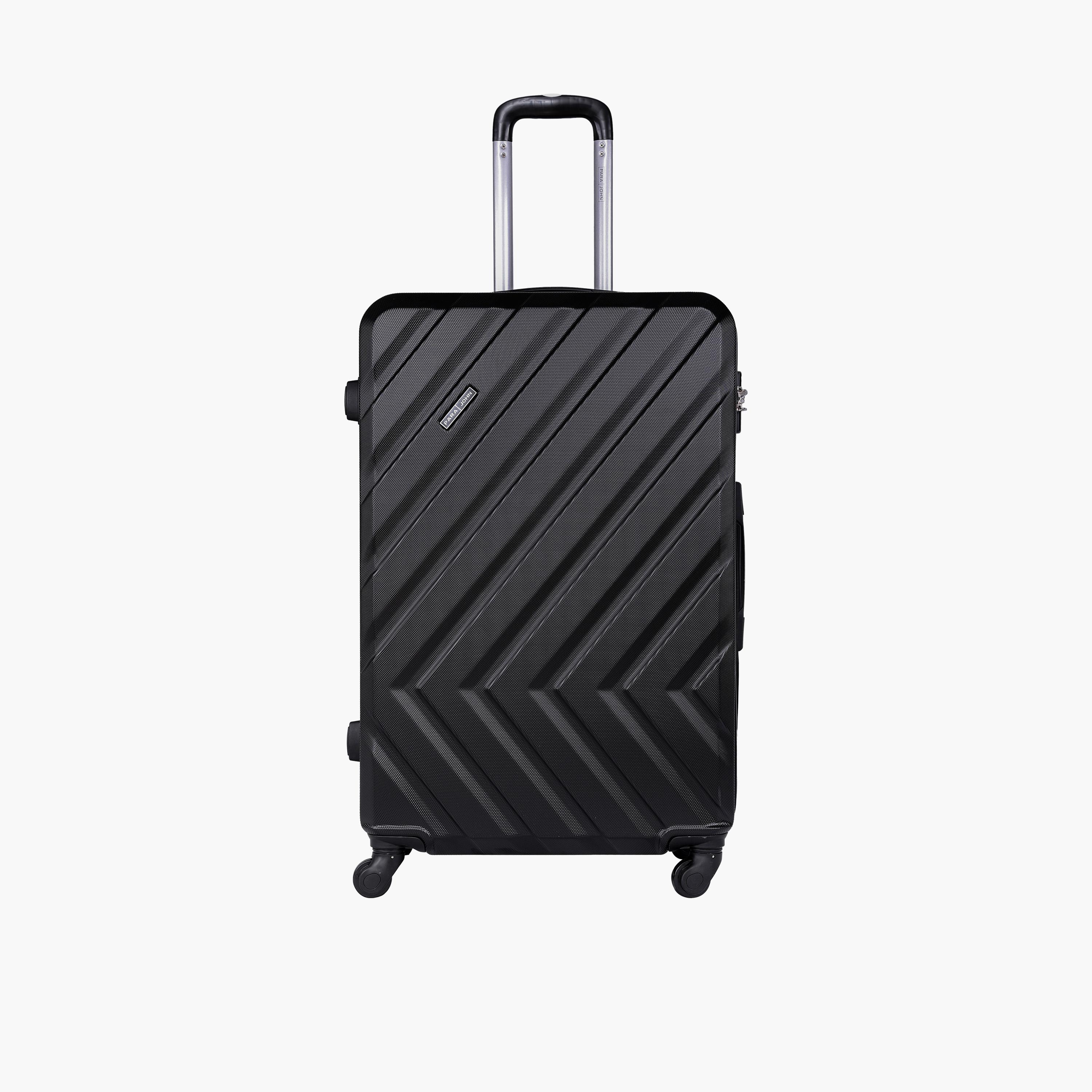Para John Chevron 76 CM Large Check-in ABS Hard Sided 4-Wheeler Spinner Trolley Bag with 3-digit combination lock-travel-luggagesandbags-luggage-image-15