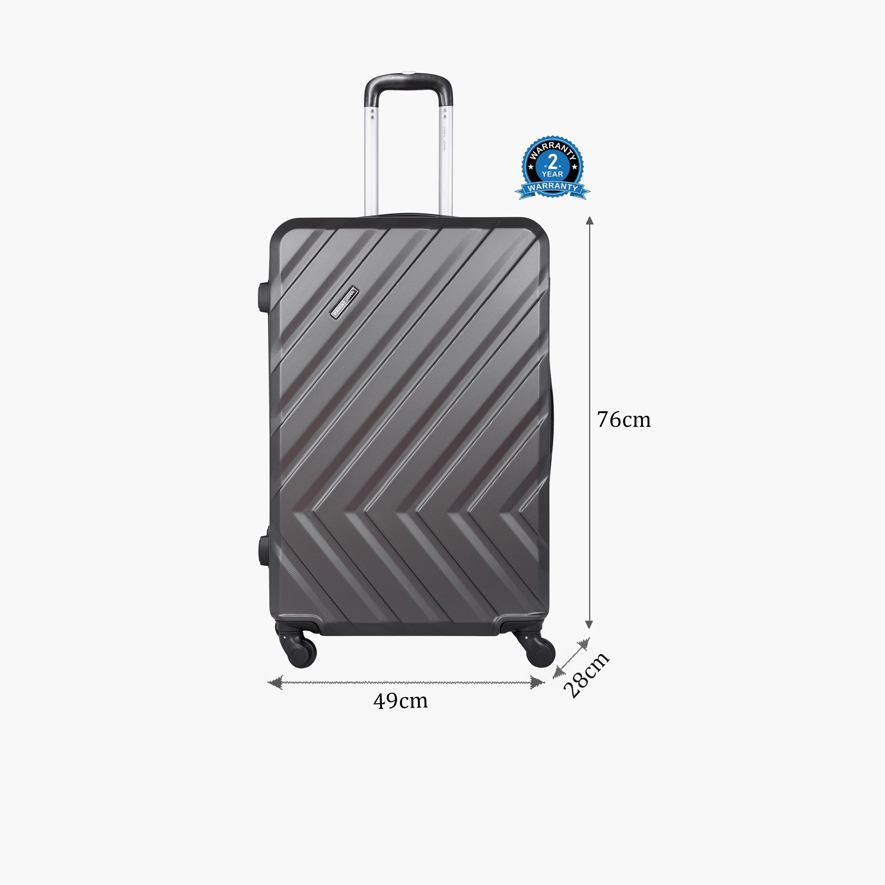 Para John Chevron 76 CM Large Check-in ABS Hard Sided 4-Wheeler Spinner Trolley Bag with 3-digit combination lock-travel-luggagesandbags-luggage-image-23