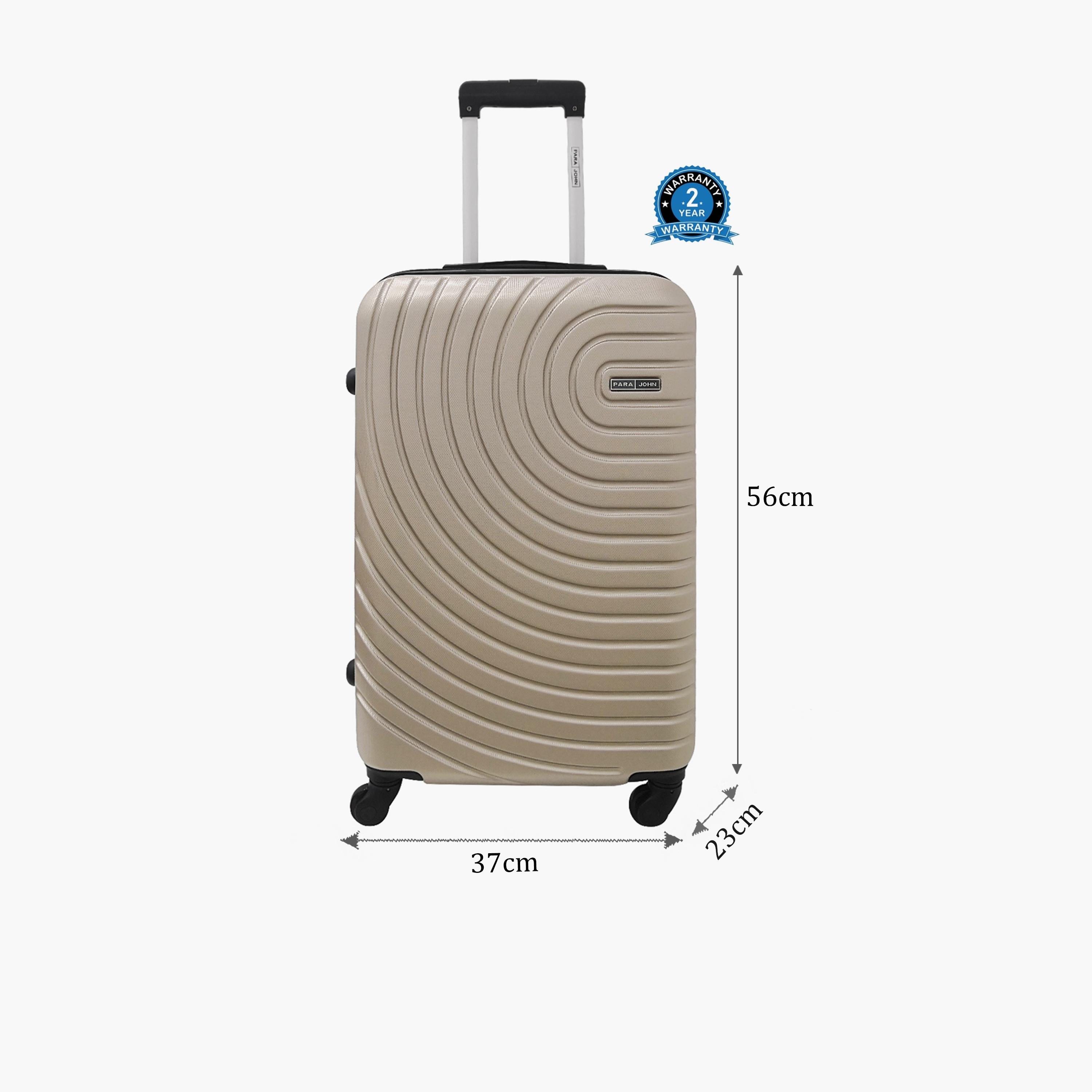 Para John Spiral 56 CM Small Cabin ABS Hard Sided 4-Wheeler Spinner Trolley Bag with 3-digit combination lock-travel-luggagesandbags-luggage-image-2