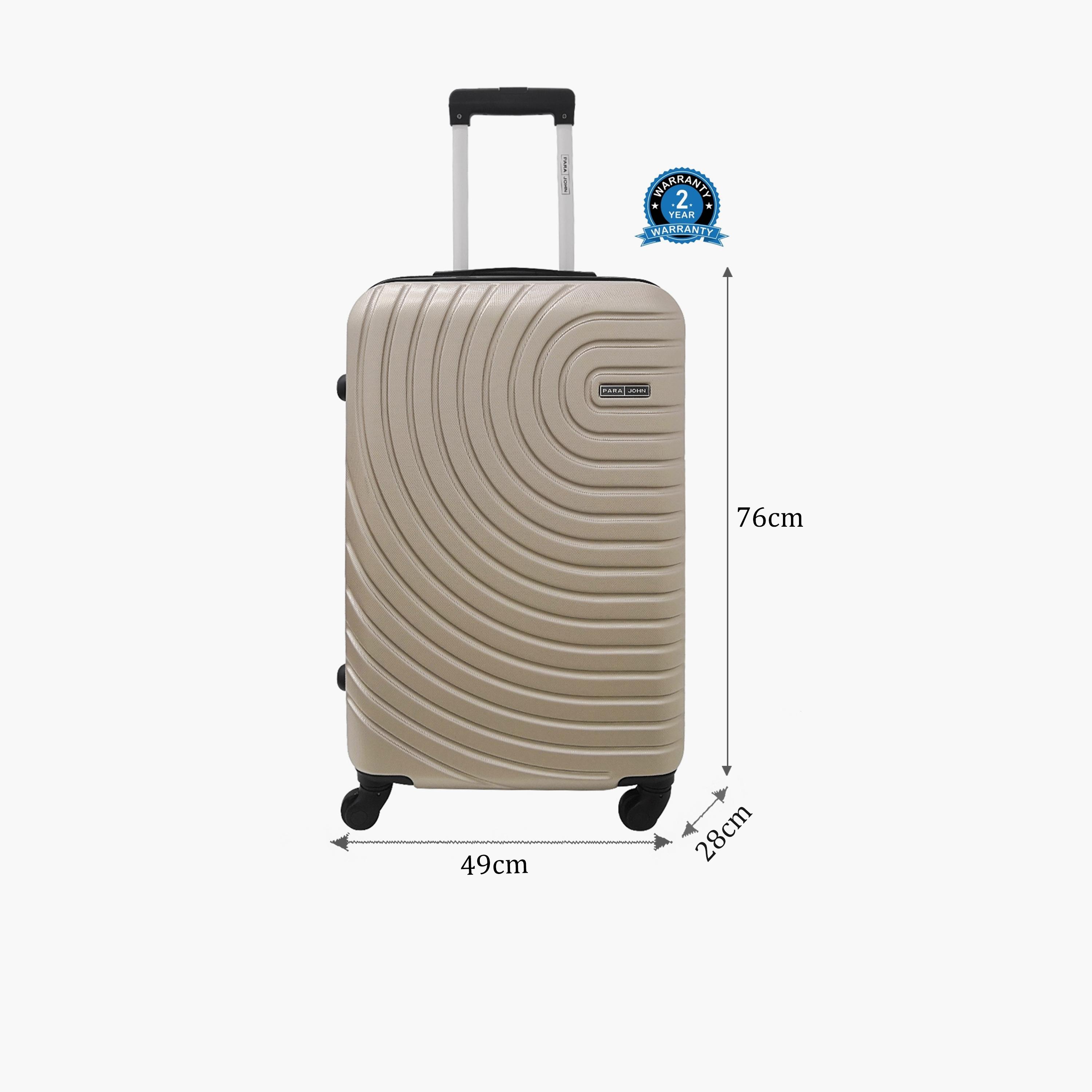 Para John Spiral 76 CM Large Check-in ABS Hard Sided 4-Wheeler Spinner Trolley Bag with 3-digit combination lock-travel-luggagesandbags-luggage-image-2