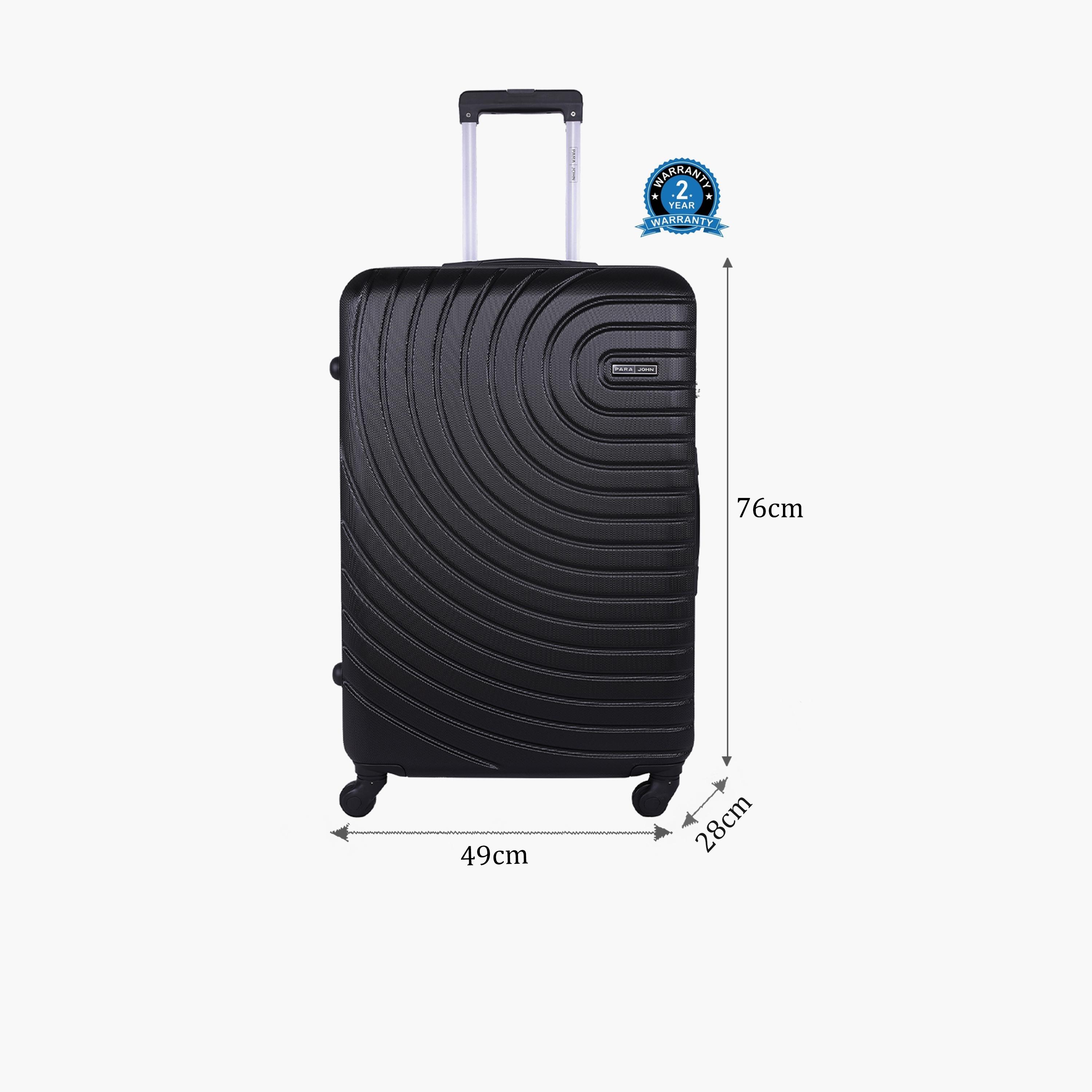 بارا جون - شنطة سفر كبيرة 76سم مصنوعة من مادة ABS، بأربع عجلات دوارة وقفل مكون من 3 أرقام-travel-luggagesandbags-luggage-image-9