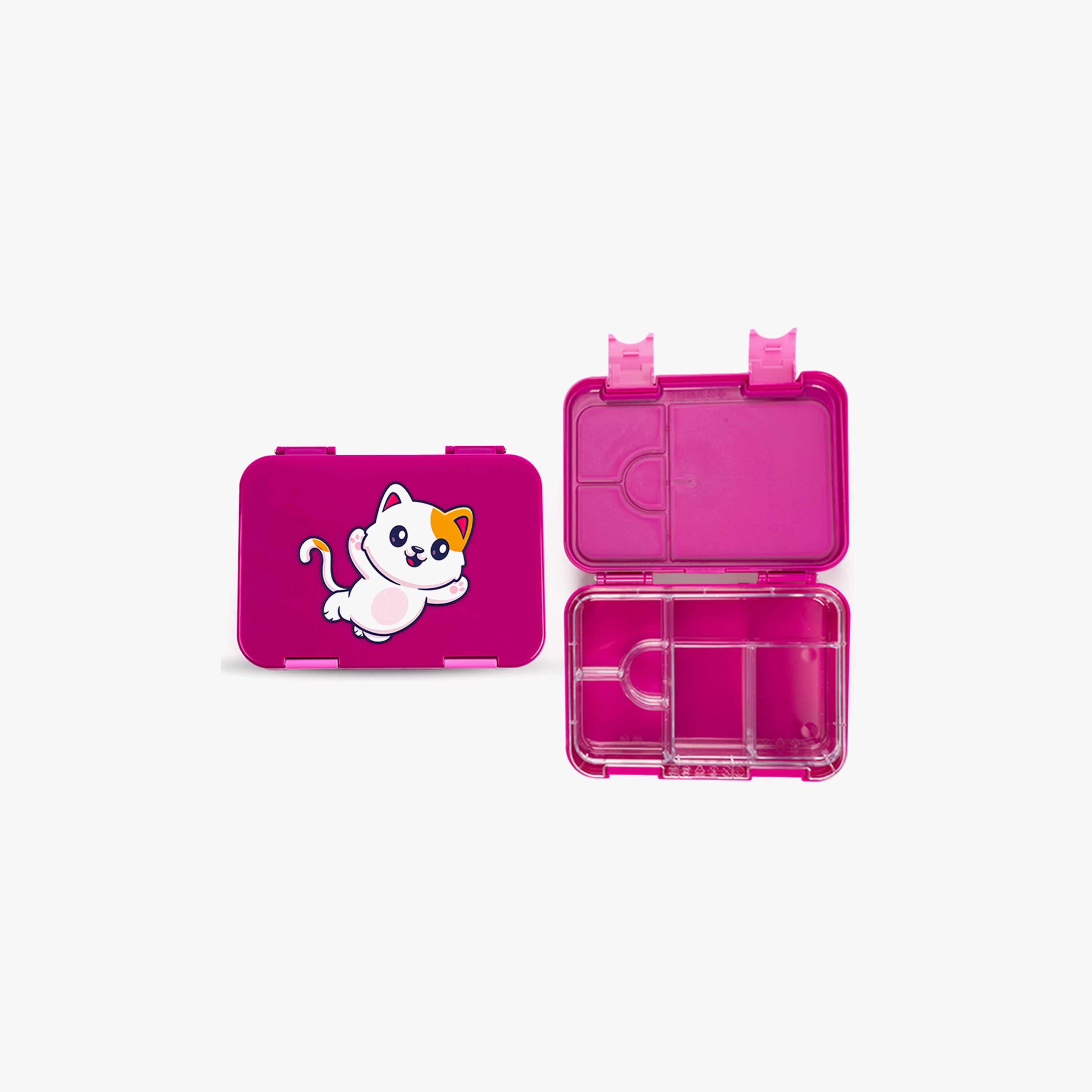 صندوق غداء بينتو مقاوم للتسرب وخالي من مادة BPA من كوكوبي - 1000 مل - وردي-school-lunchessentials-lunchboxes-image-1