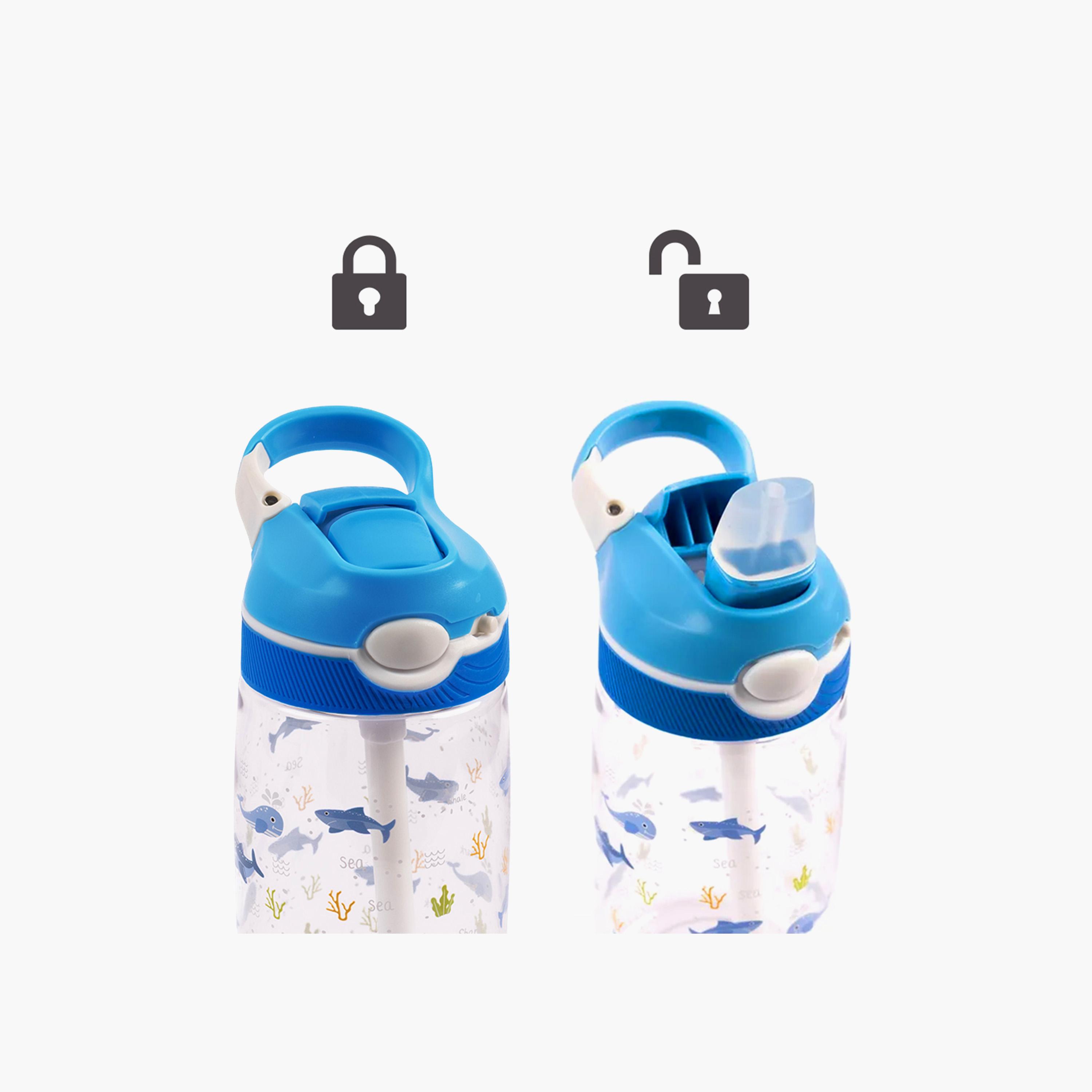 COCOBEE BPA Free Leakproof Water Bottle - 480ml - Blue-school-waterbottles-image-2