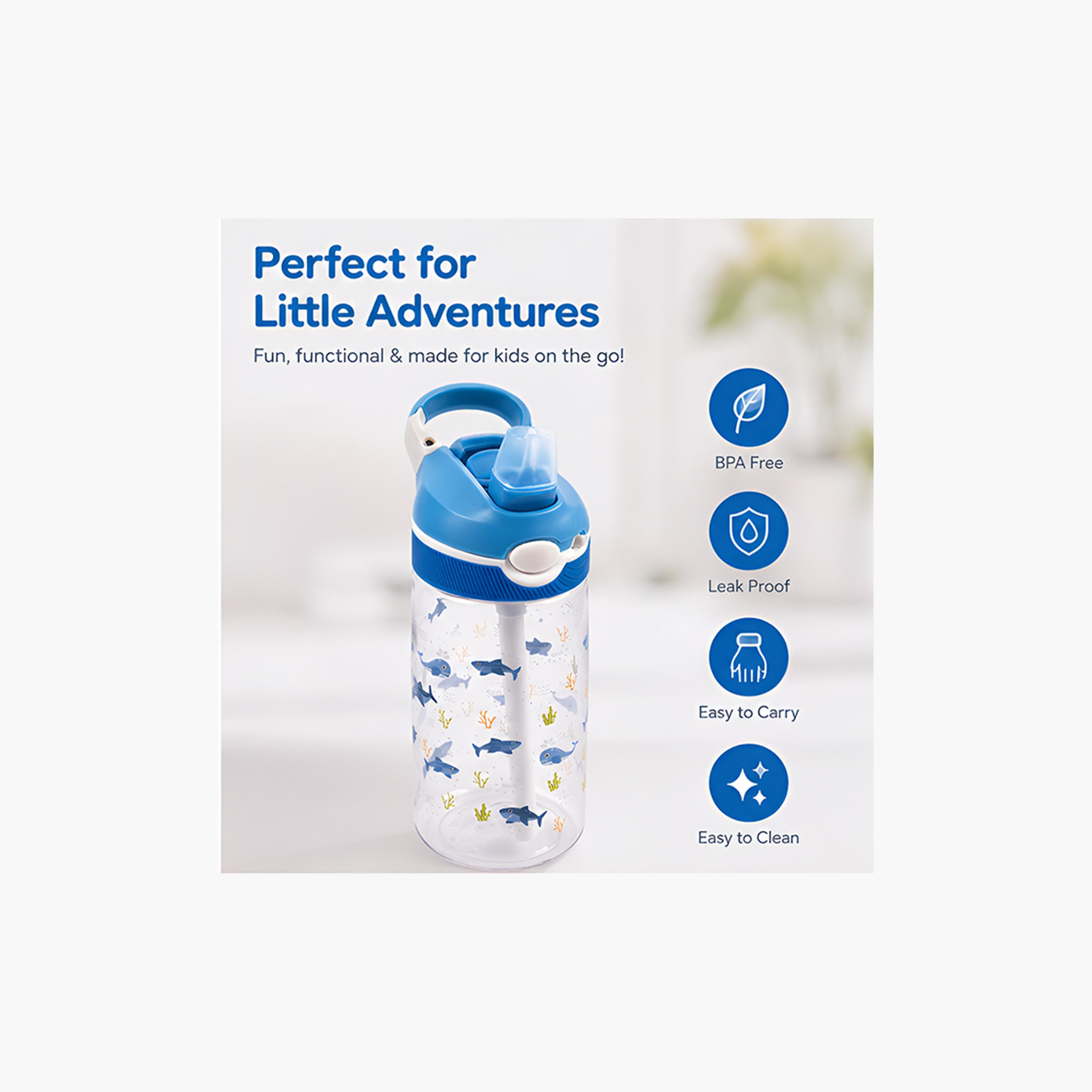 COCOBEE BPA Free Leakproof Water Bottle - 480ml - Blue-school-waterbottles-image-3