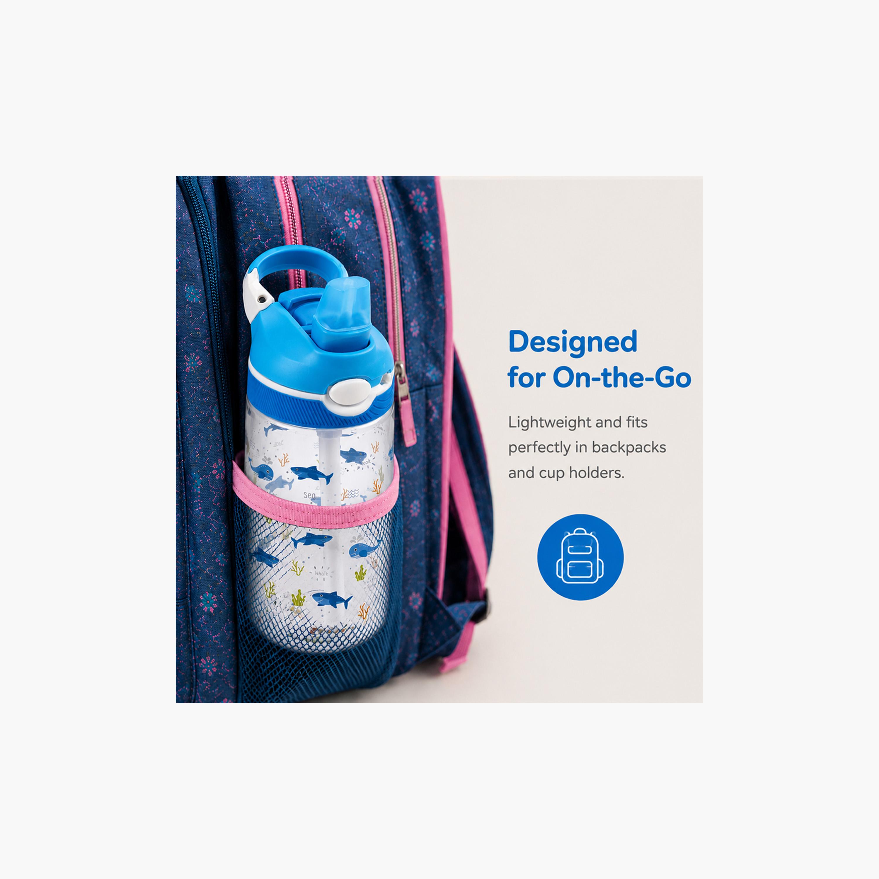COCOBEE BPA Free Leakproof Water Bottle - 480ml - Blue-school-waterbottles-image-4