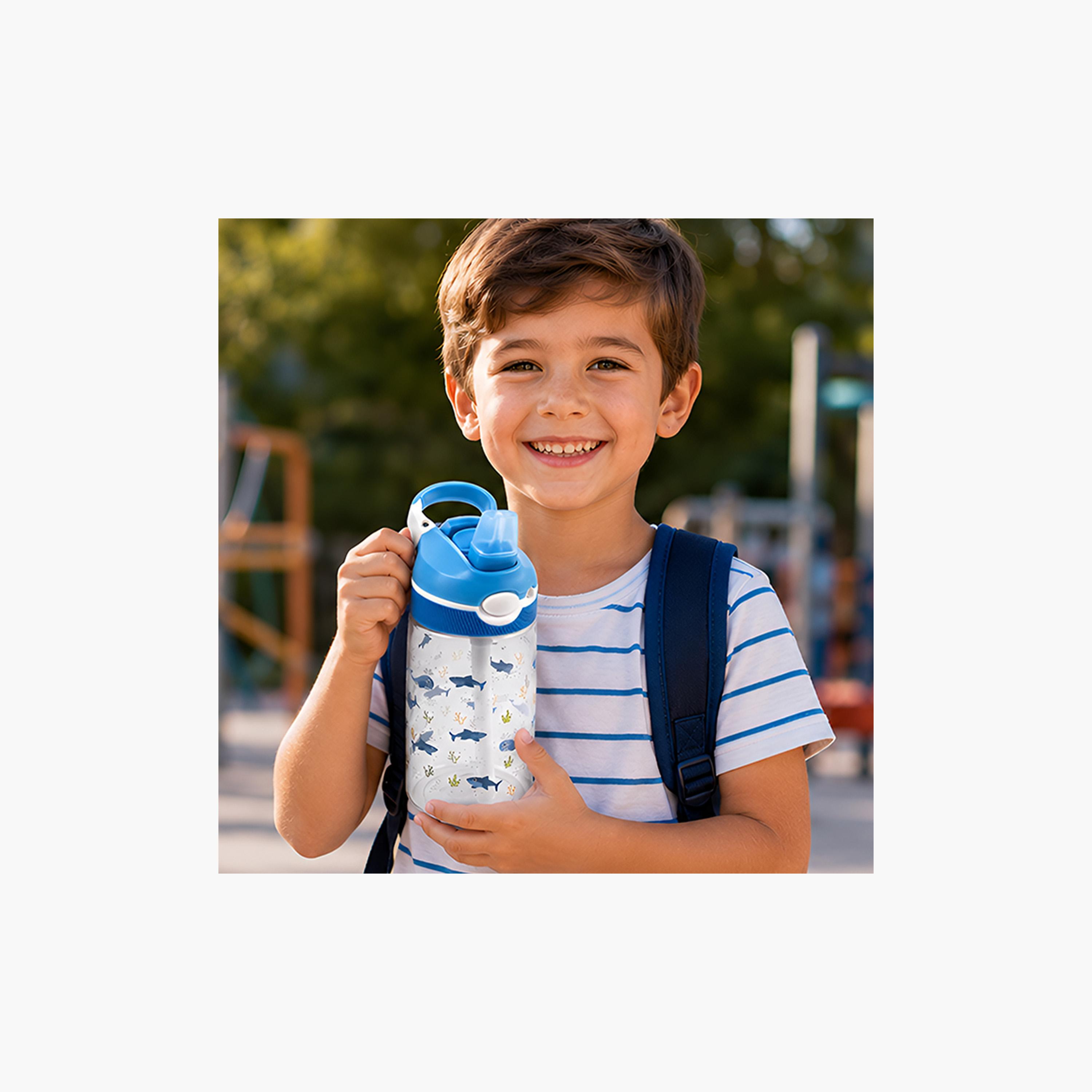 COCOBEE BPA Free Leakproof Water Bottle - 480ml - Blue-school-waterbottles-image-7