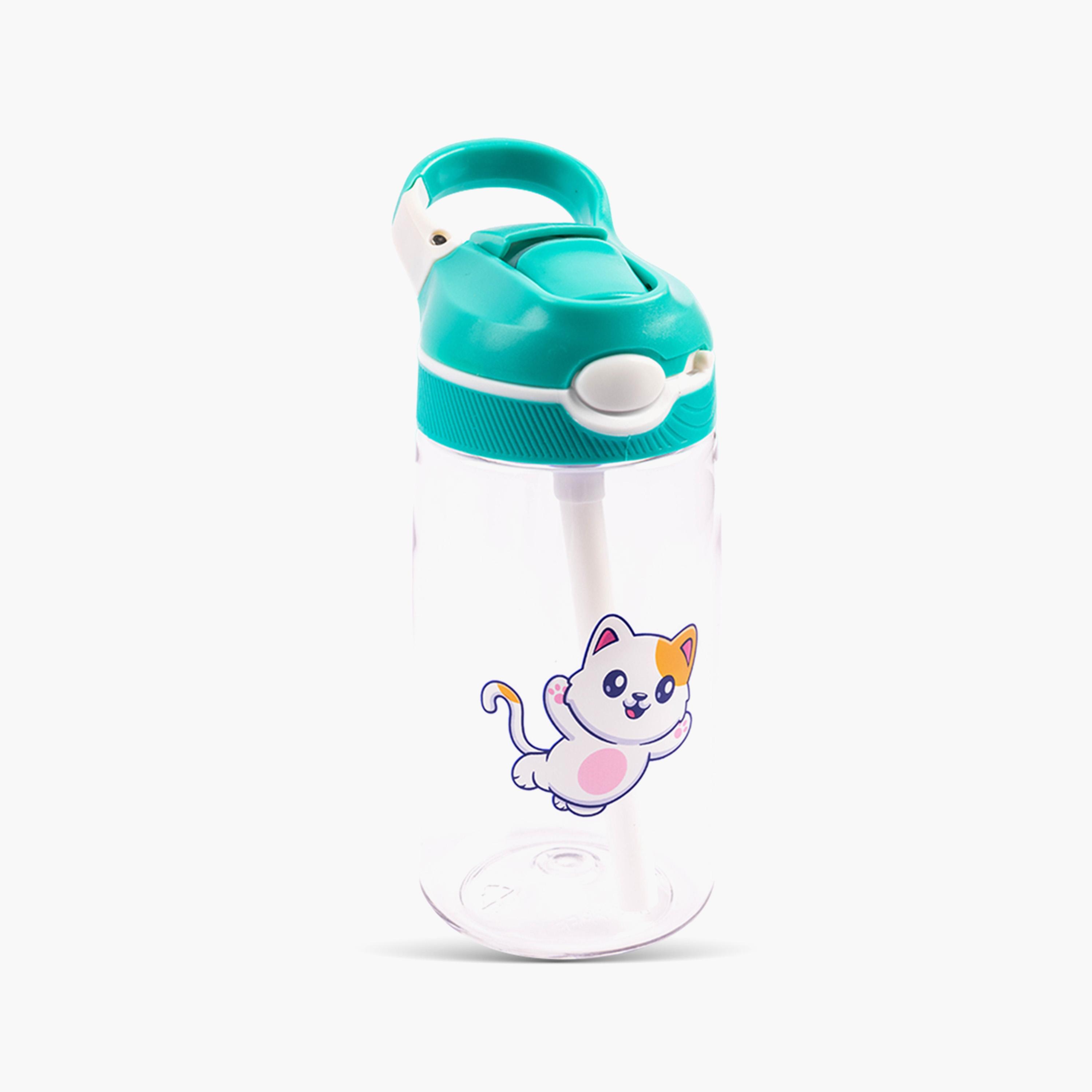 زجاجة ماء خالية من مادة BPA ومضادة للتسرب من كوكوبي - 480 مل - خضراء-school-waterbottles-image-1