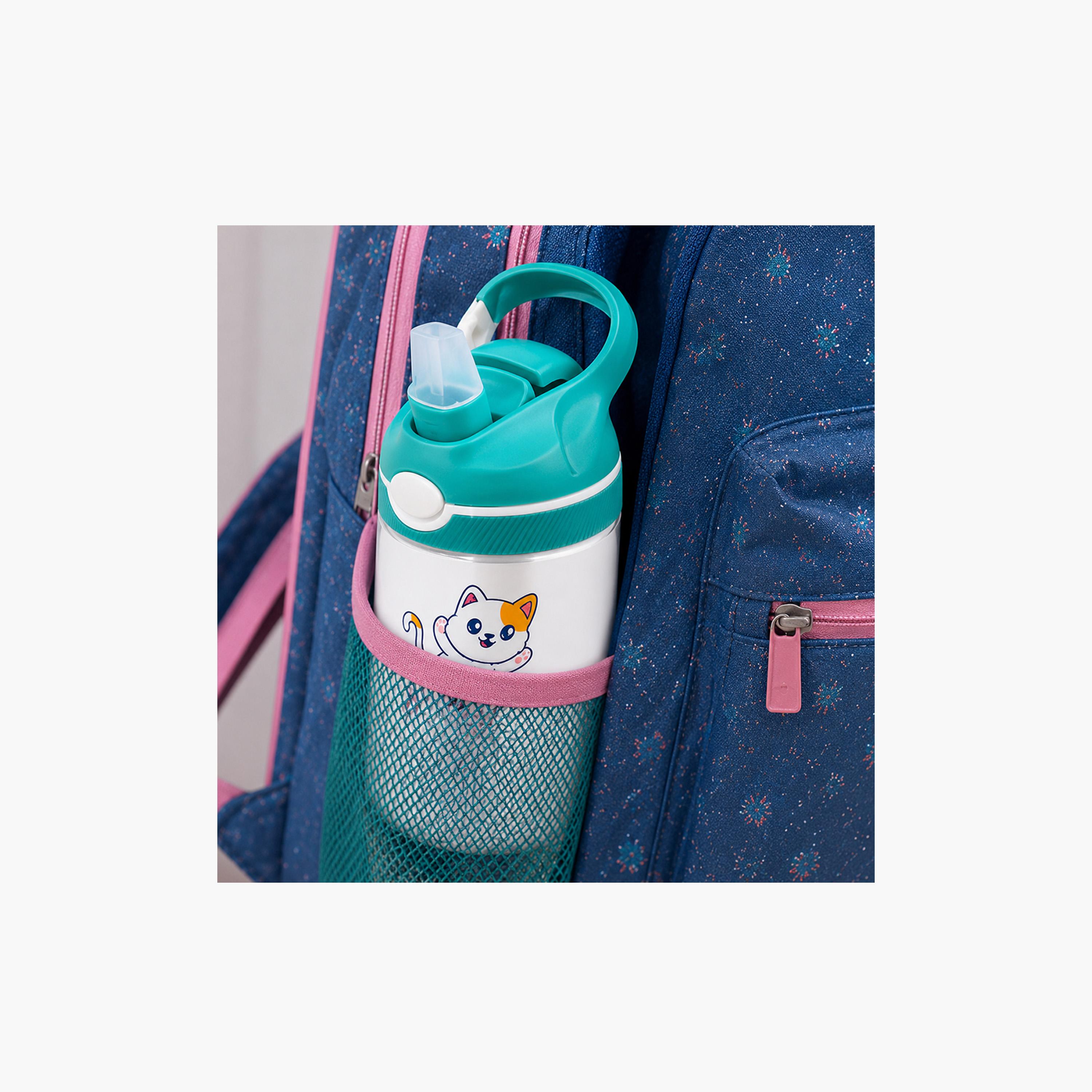 زجاجة ماء خالية من مادة BPA ومضادة للتسرب من كوكوبي - 480 مل - خضراء-school-waterbottles-image-4