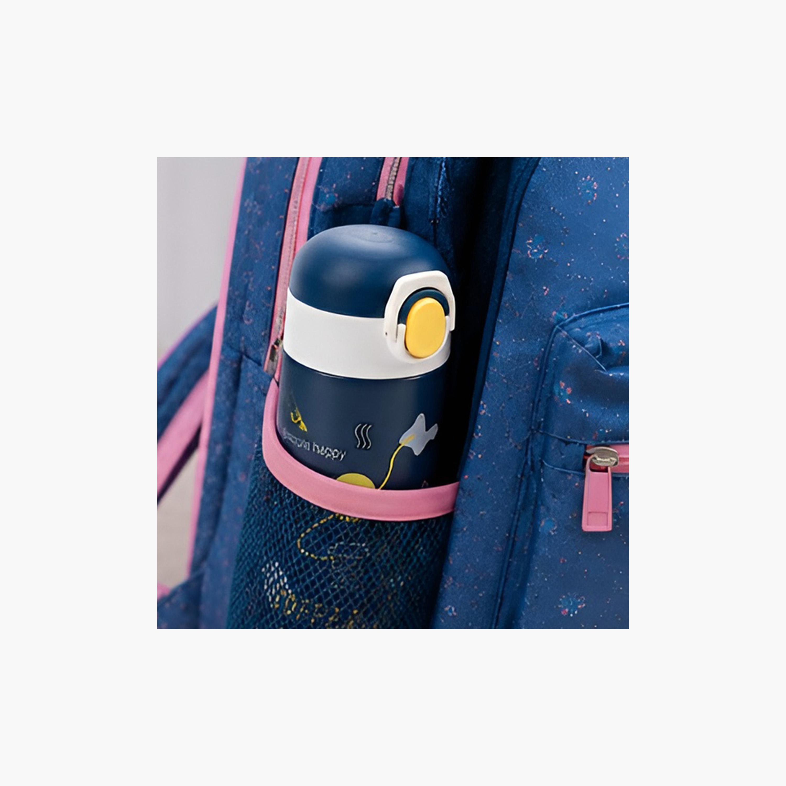 COCOBEE Insulated Water Bottle with Soft Grip Handle - 500ml - Blue-school-waterbottles-image-4