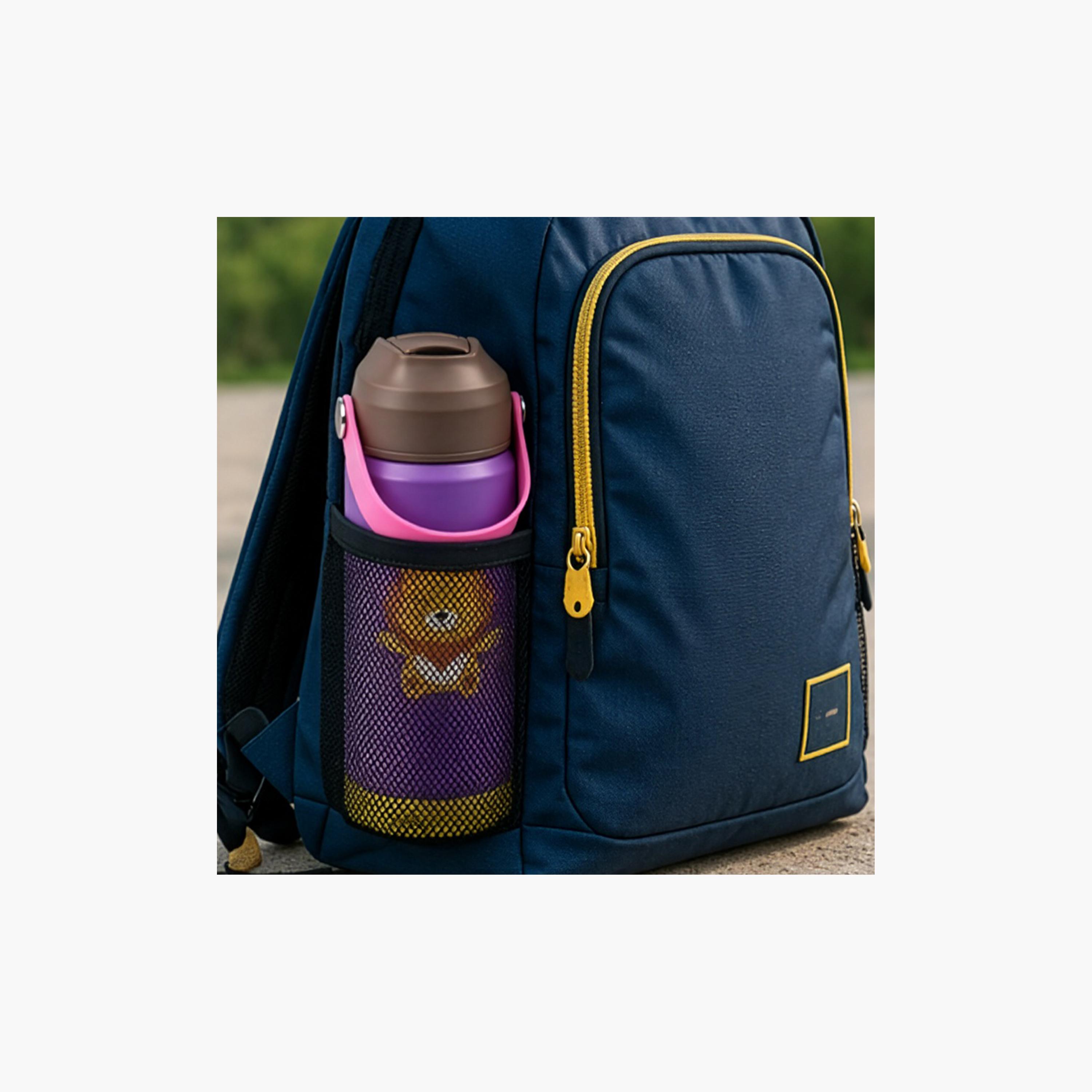 زجاجة مياه معزولة ومضادة للتسرب بمقبض ناعم من كوكوبي - 500 مل - أرجواني-school-waterbottles-image-4