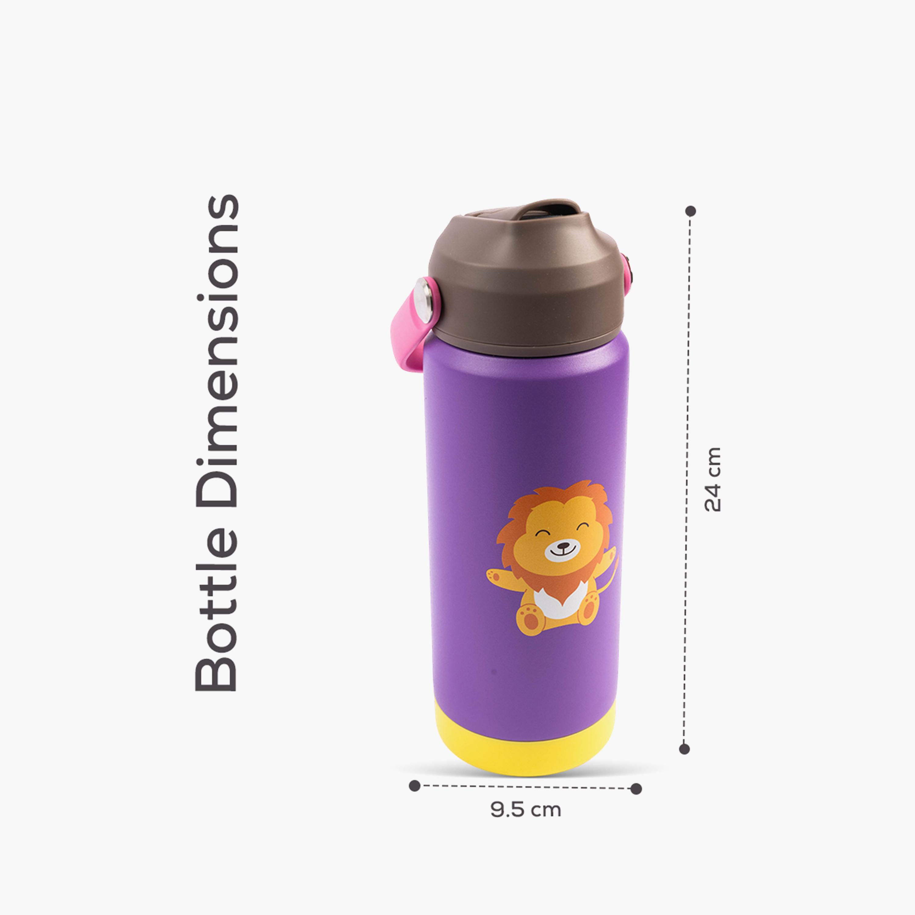 زجاجة مياه معزولة ومضادة للتسرب بمقبض ناعم من كوكوبي - 500 مل - أرجواني-school-waterbottles-image-8
