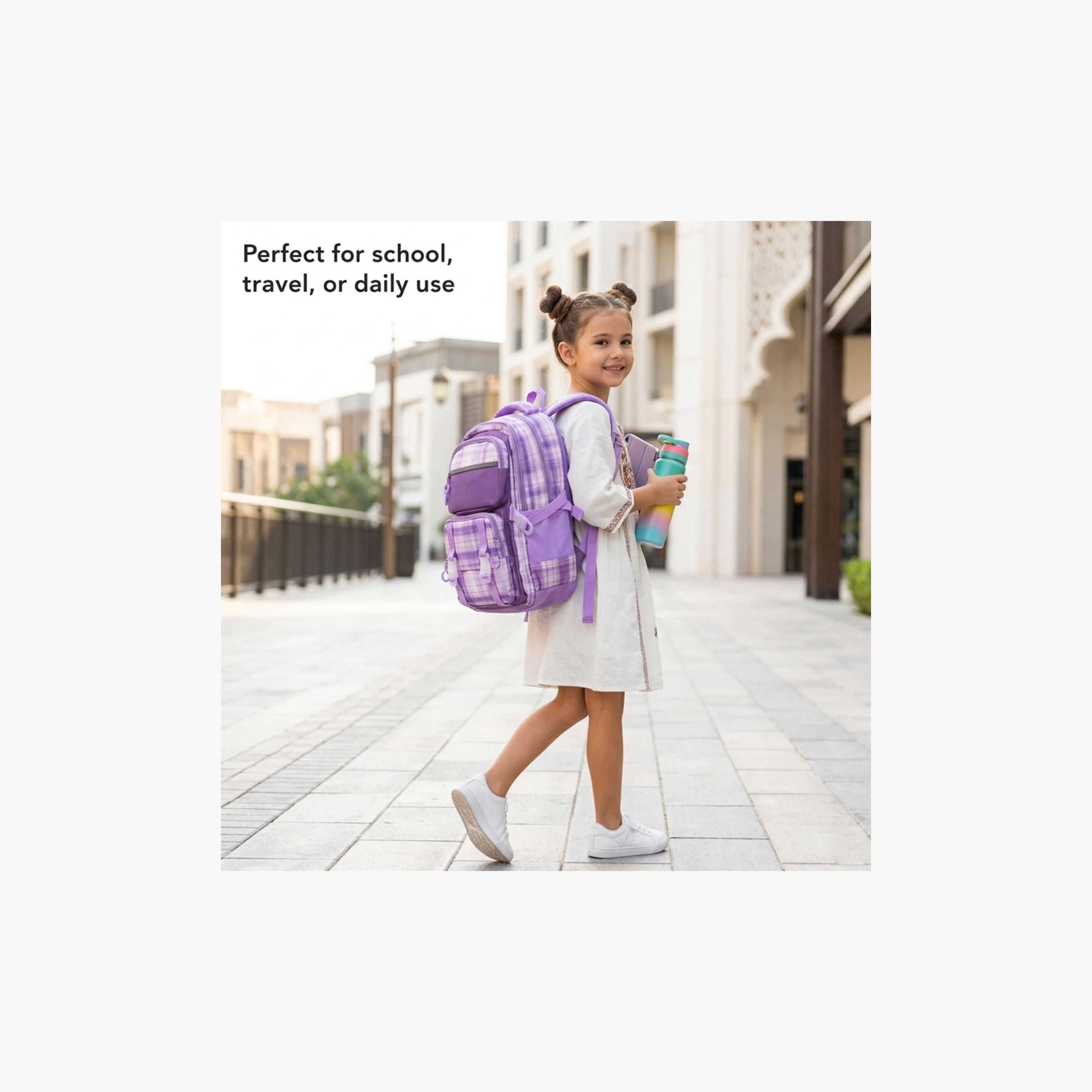 COCOBEE Backpack with Adjustable Straps & Bottle Pocket - 15 inch-school-bagsandbackpacks-backpacks-image-2