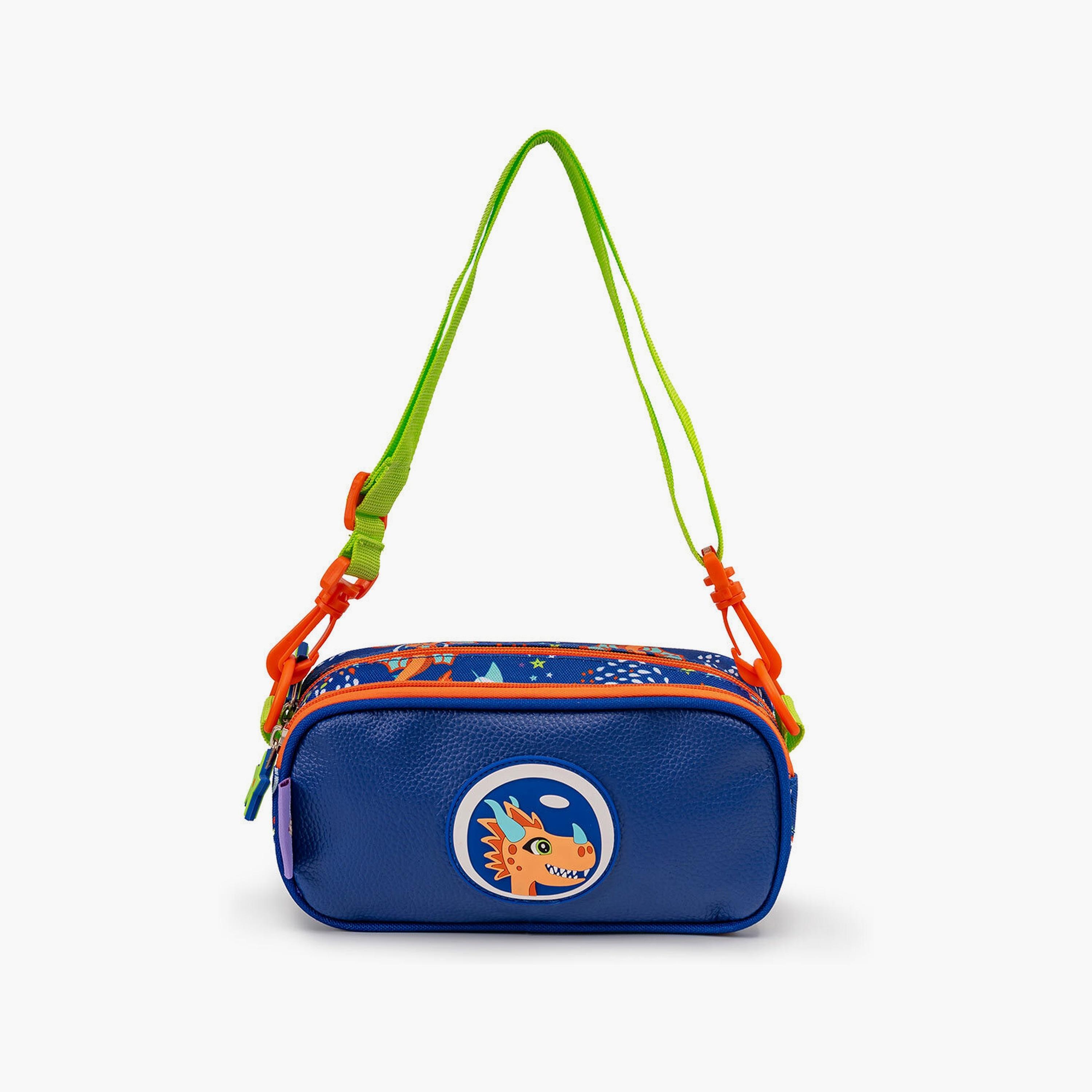 Biggdesign Ponix Printed Fanny Pack Featured Pencil Case - Blue-school-stationery-pencilcases-image-1