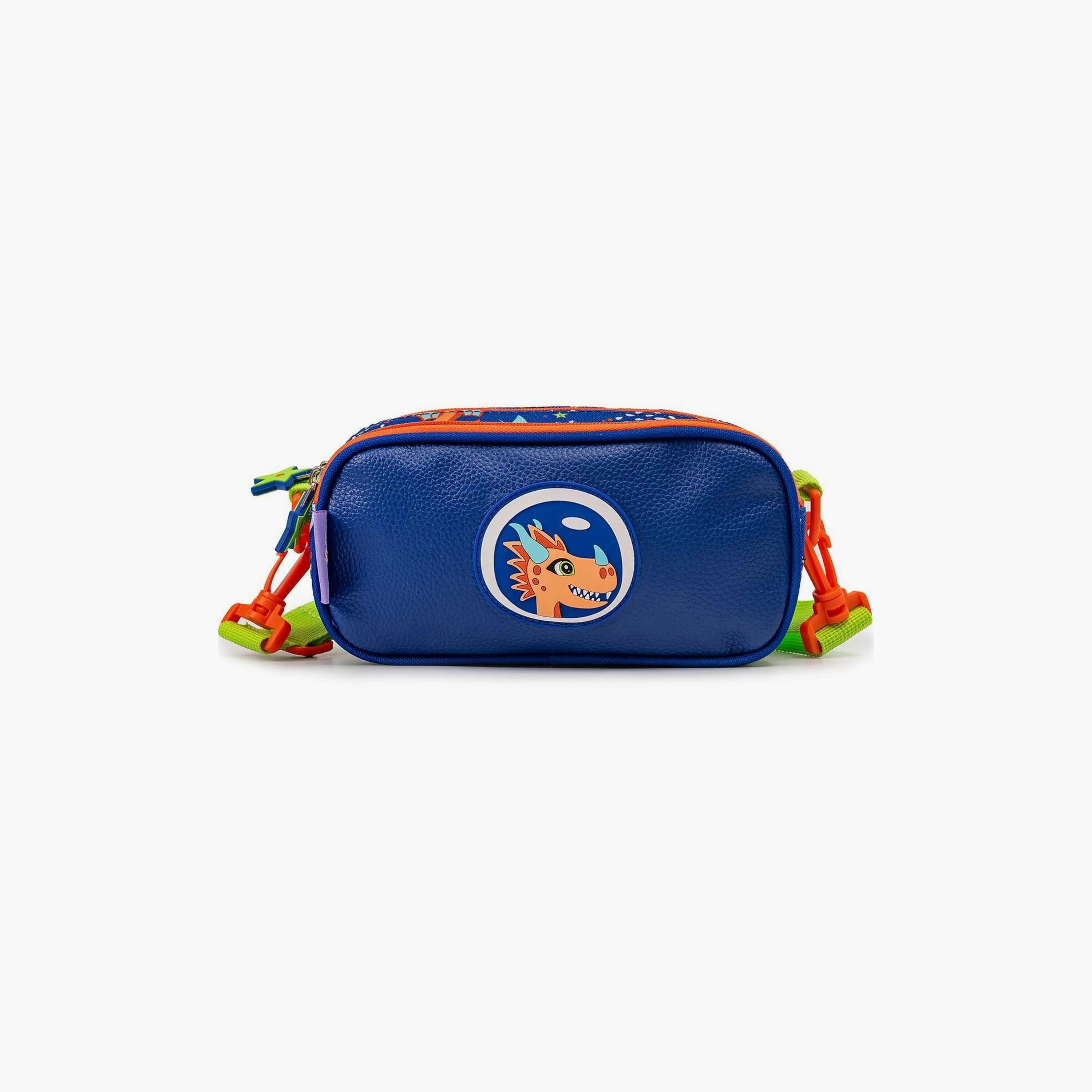 Biggdesign Ponix Printed Fanny Pack Featured Pencil Case - Blue-school-stationery-pencilcases-image-2