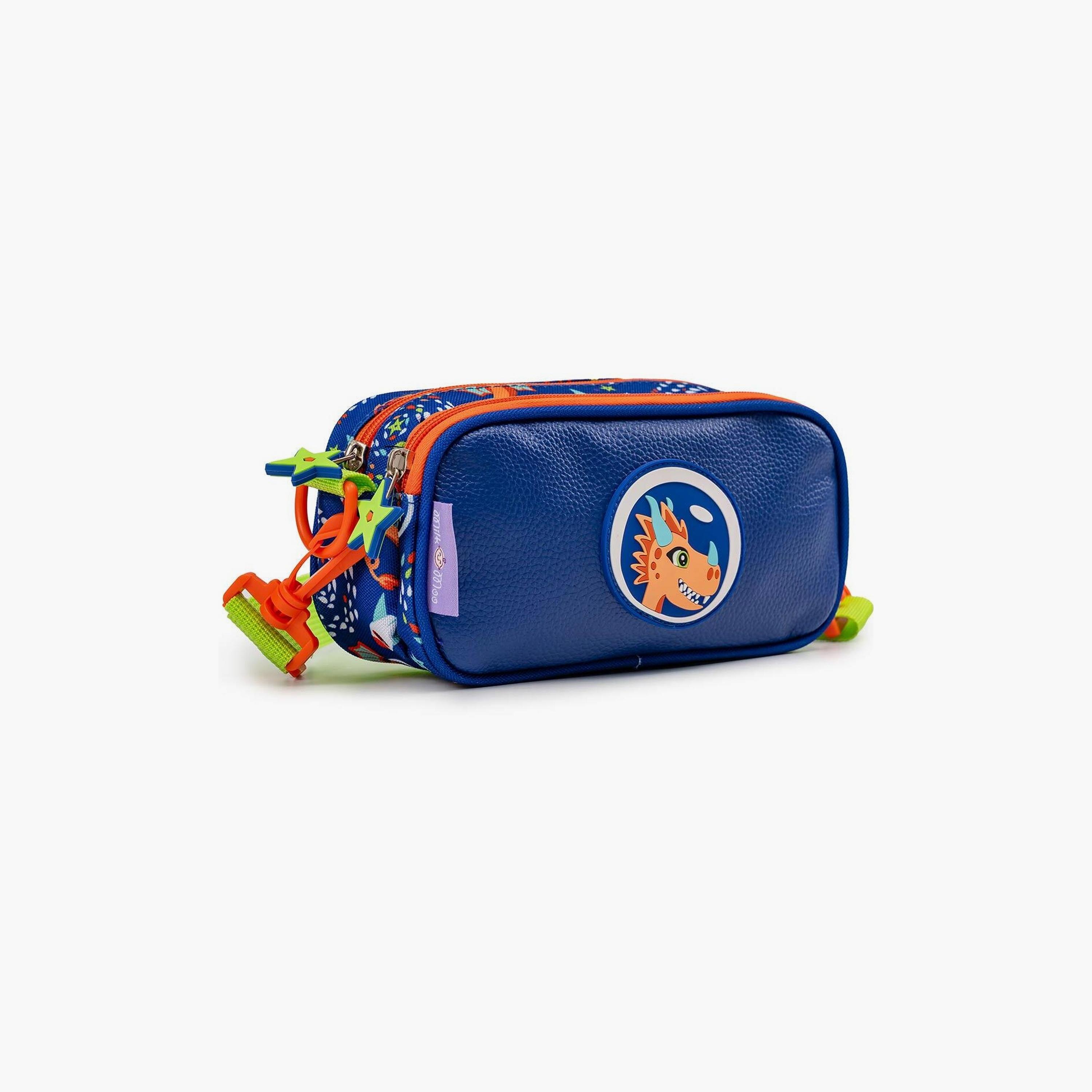 Biggdesign Ponix Printed Fanny Pack Featured Pencil Case - Blue-school-stationery-pencilcases-image-3