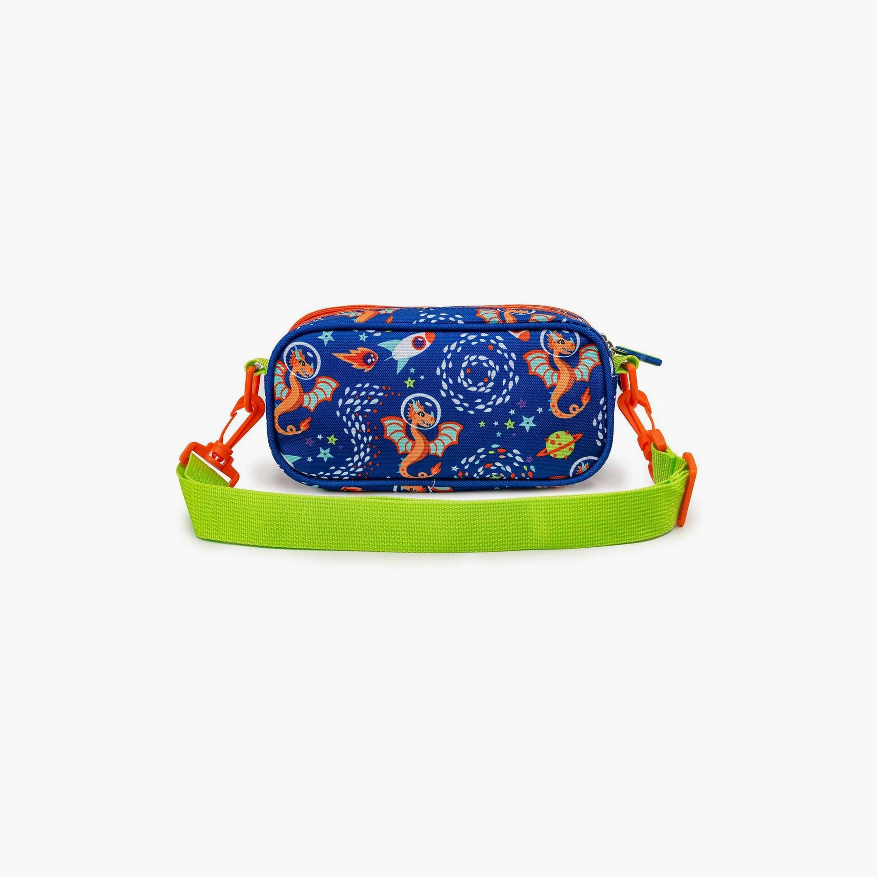 Biggdesign Ponix Printed Fanny Pack Featured Pencil Case - Blue-school-stationery-pencilcases-image-5