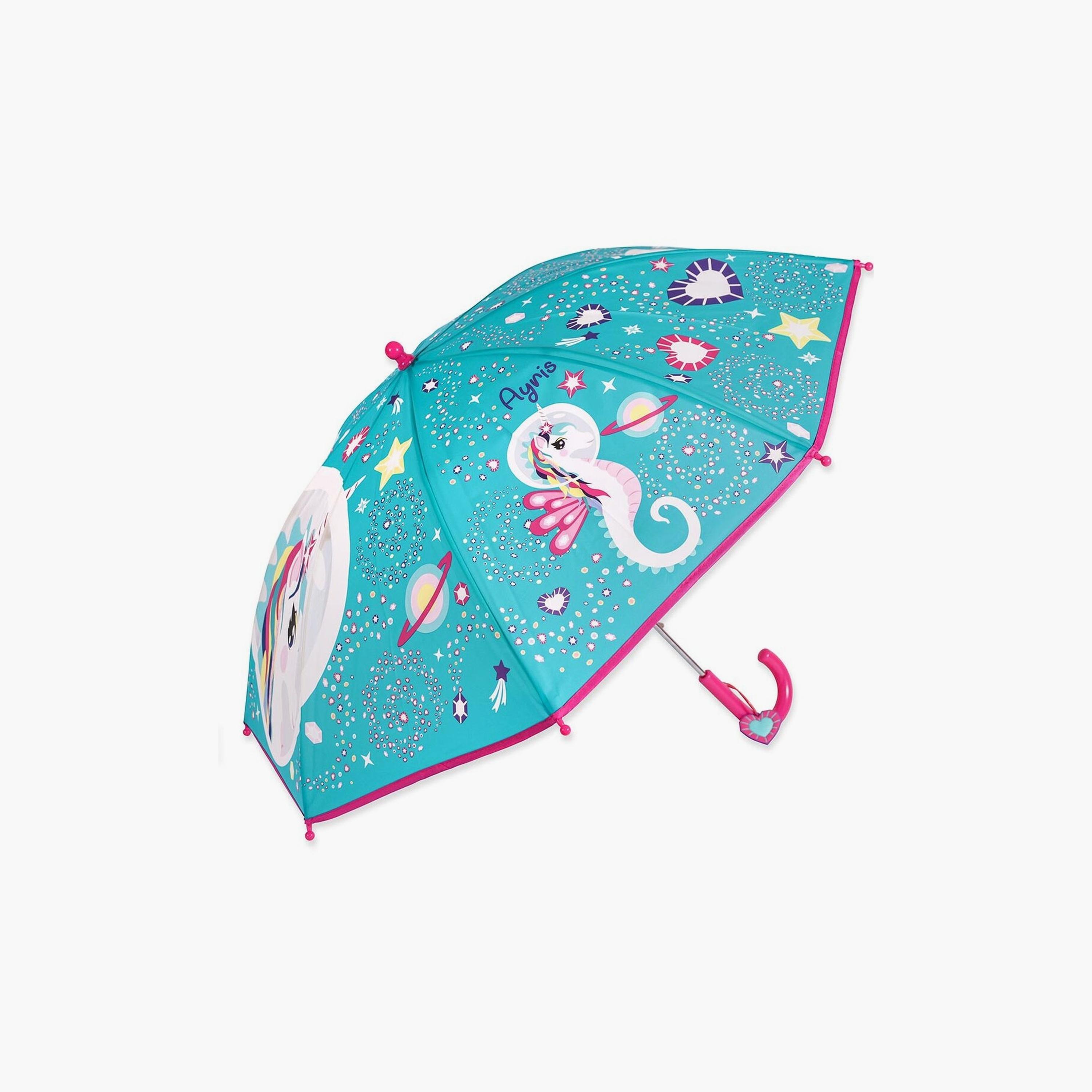 Biggdesign Milkyway Ayris Printed 8 Ribs Folding Umbrella - Blue-baby-gear-travelaccessories-image-1
