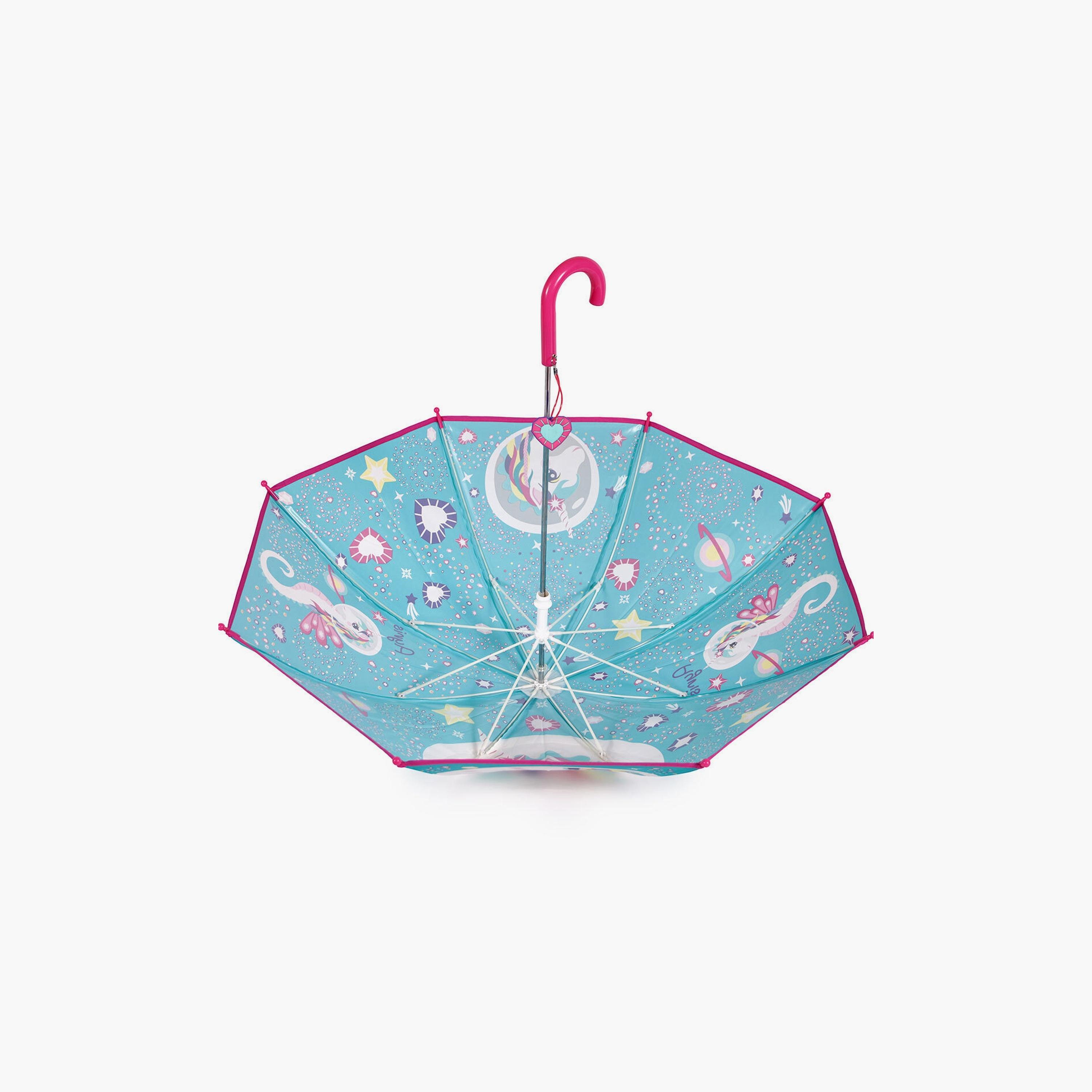 Biggdesign Milkyway Ayris Printed 8 Ribs Folding Umbrella - Blue-baby-gear-travelaccessories-image-4