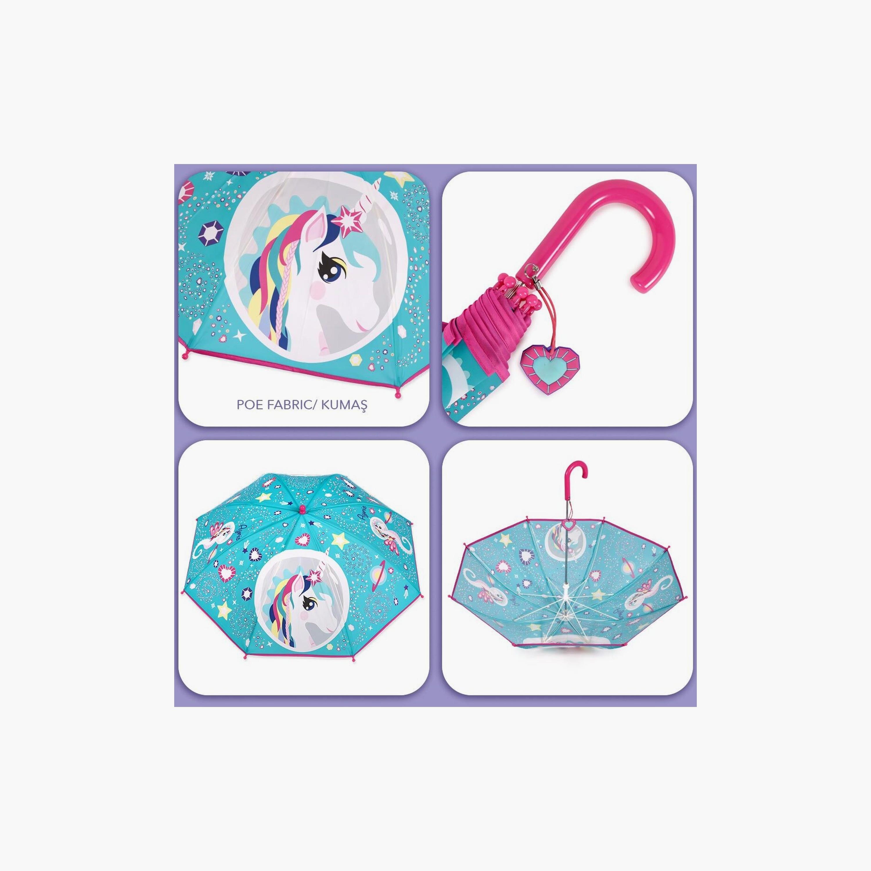 Biggdesign Milkyway Ayris Printed 8 Ribs Folding Umbrella - Blue-baby-gear-travelaccessories-image-7