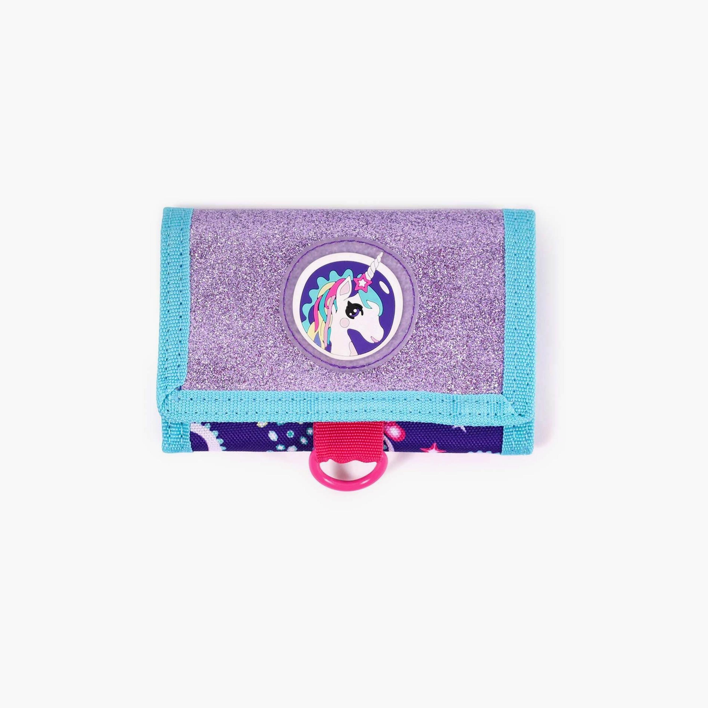 Biggdesign 2-Piece Ayris Printed Wallet & Coin Purse - Purple-school-stationery-pencilcases-image-2