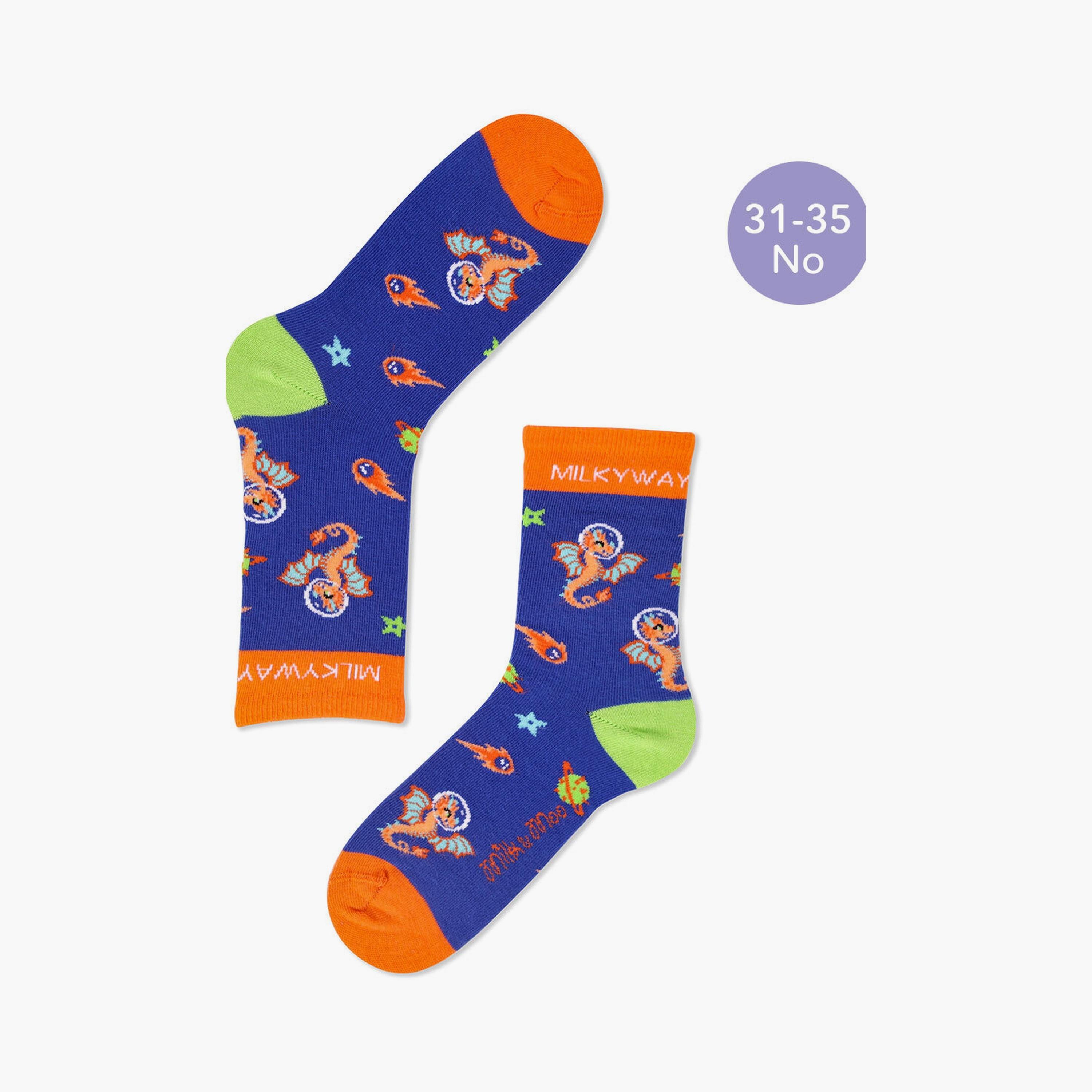 Biggdesign 5 Pair of Printed Socks - Ponix - Multicolour-boys-accessories-socks-image-5