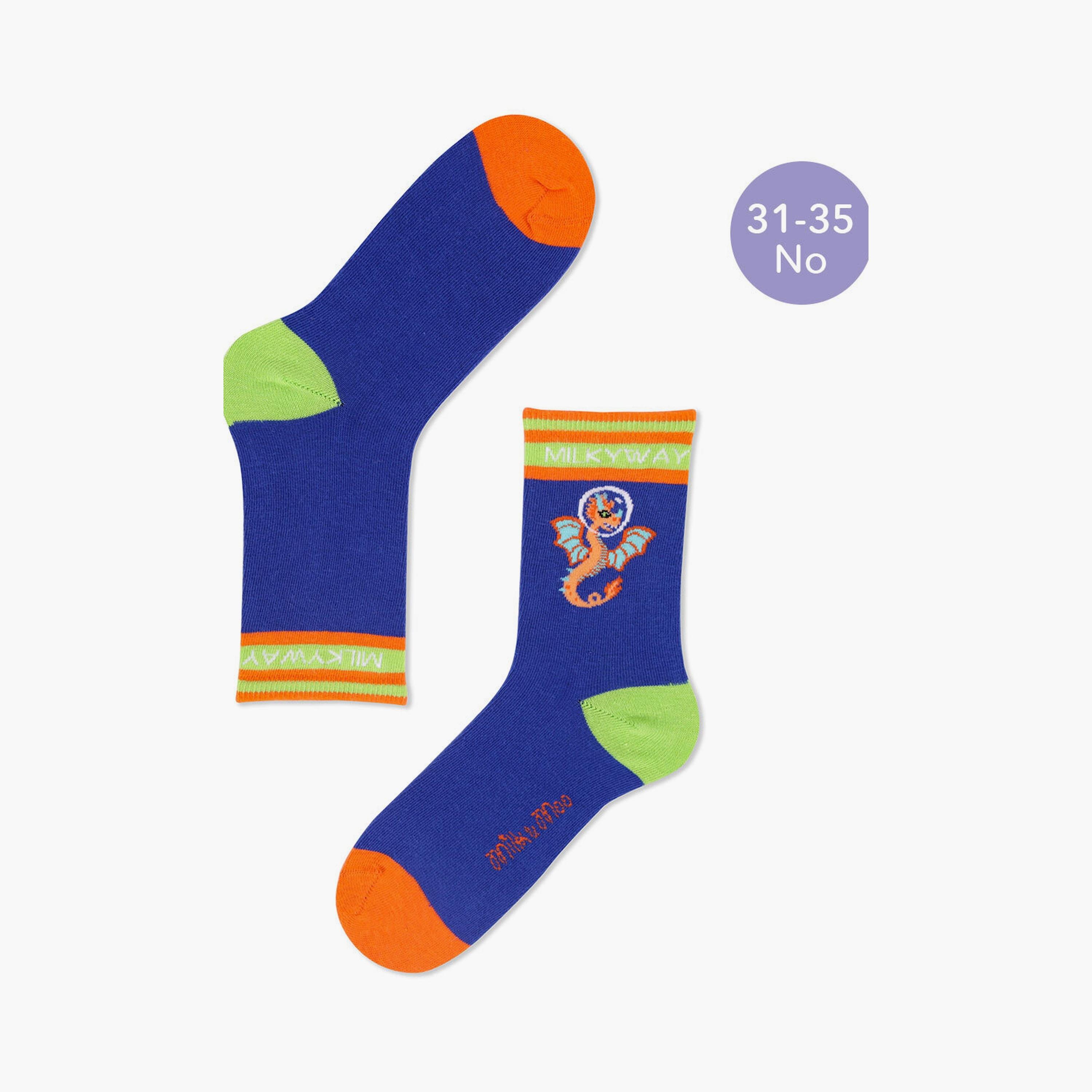 Biggdesign 5 Pair of Printed Socks - Ponix - Multicolour-boys-accessories-socks-image-7