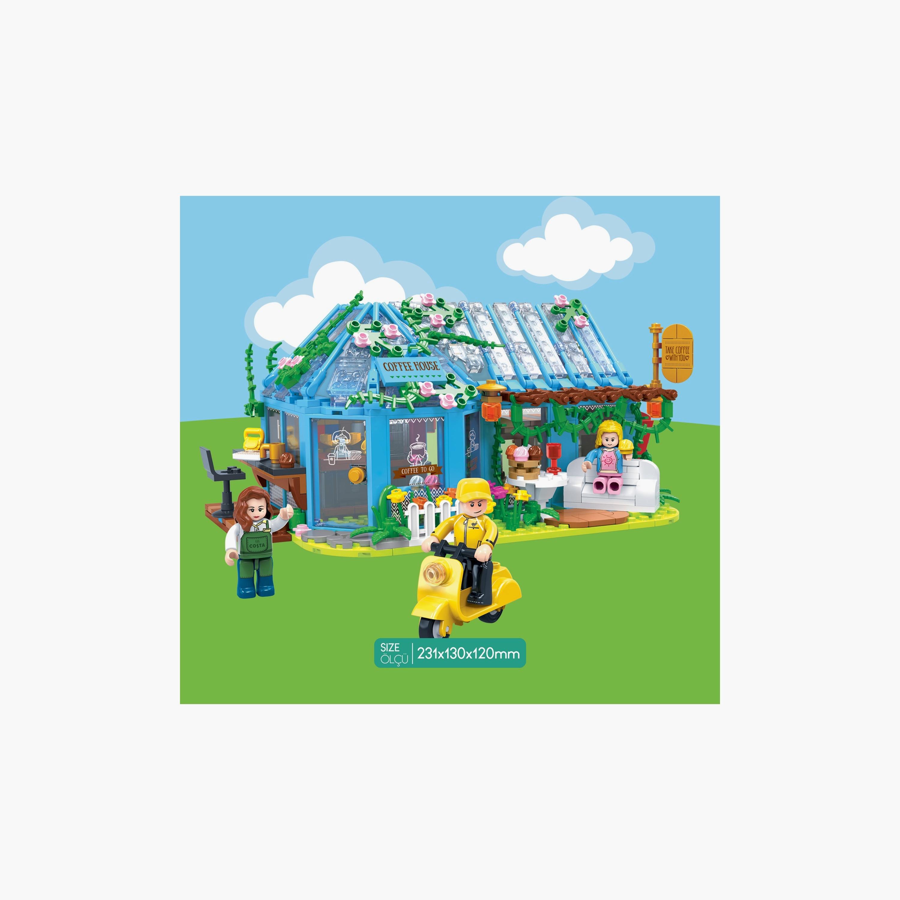 Biggdesign 642-Piece Ogi Mogi Educational Building Blocks - Coffee House - Blue-toys-buildingblocks-blocks-image-3