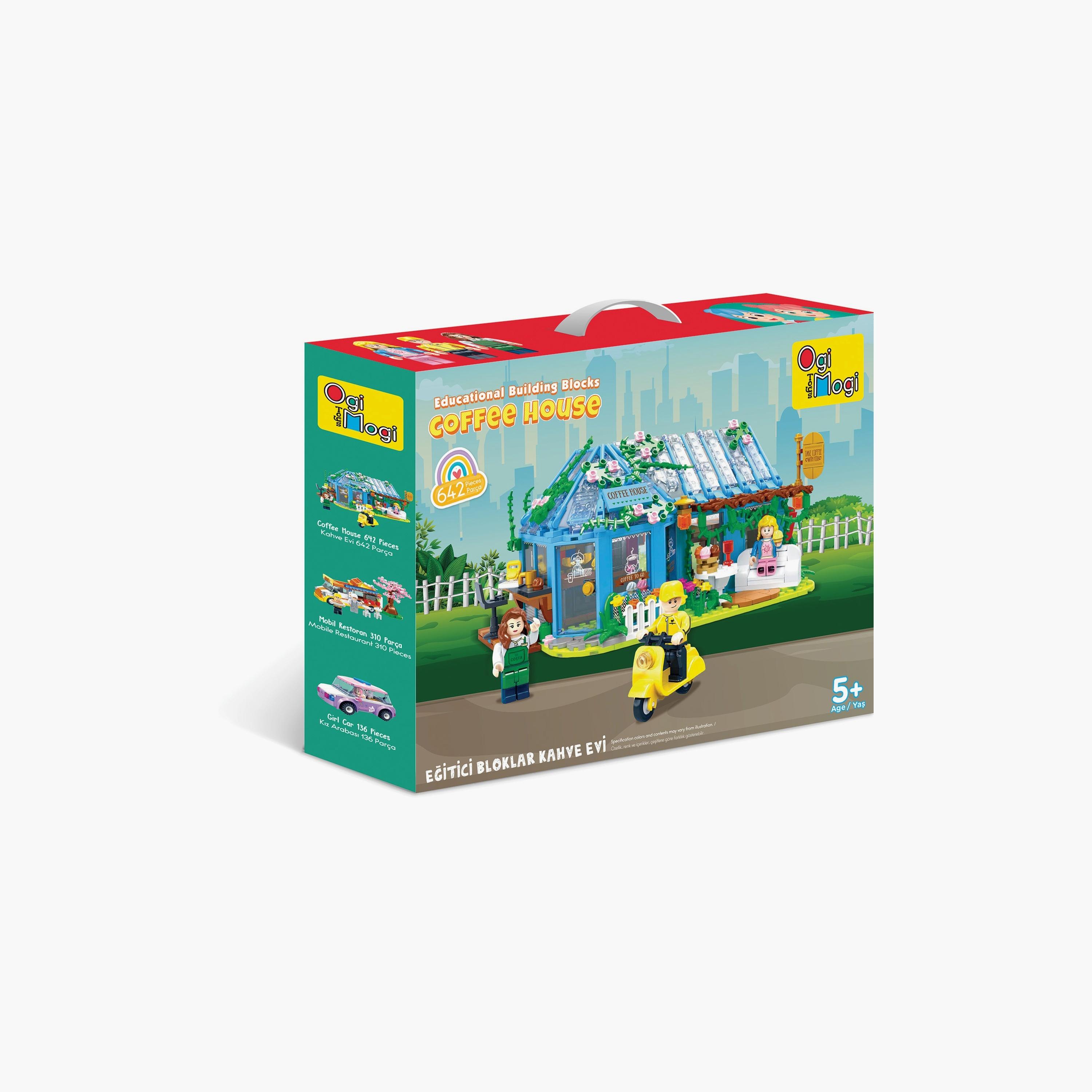 Biggdesign 642-Piece Ogi Mogi Educational Building Blocks - Coffee House - Blue-toys-buildingblocks-blocks-image-4