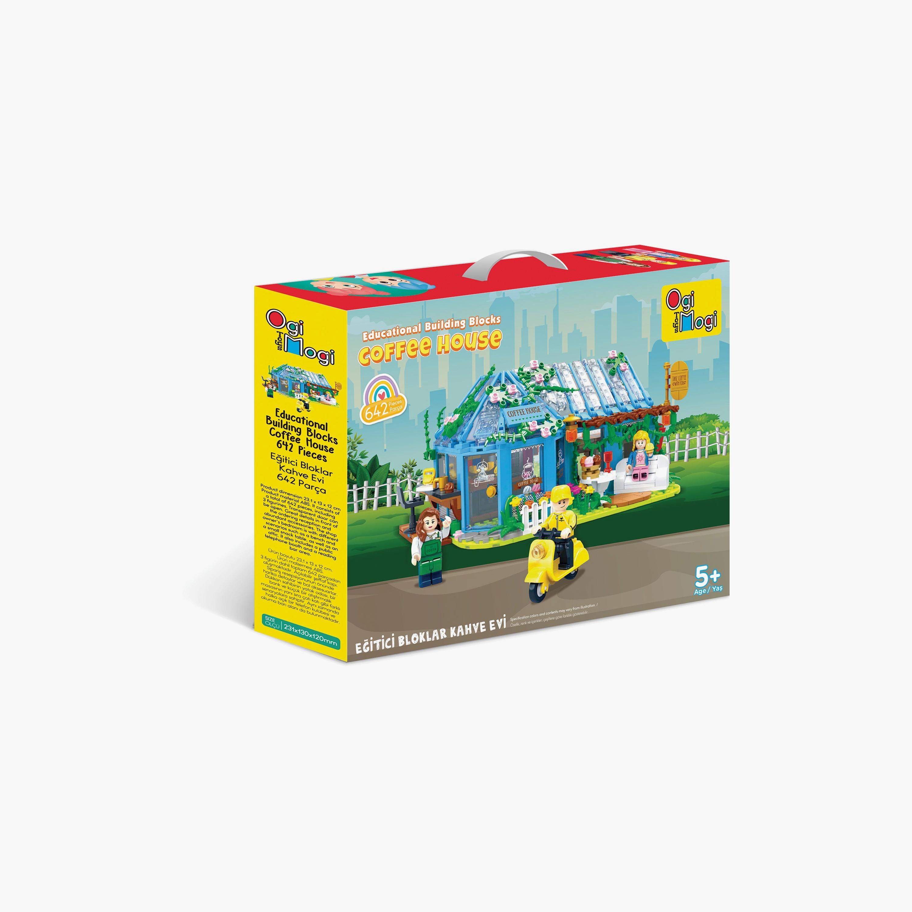 Biggdesign 642-Piece Ogi Mogi Educational Building Blocks - Coffee House - Blue-toys-buildingblocks-blocks-image-5