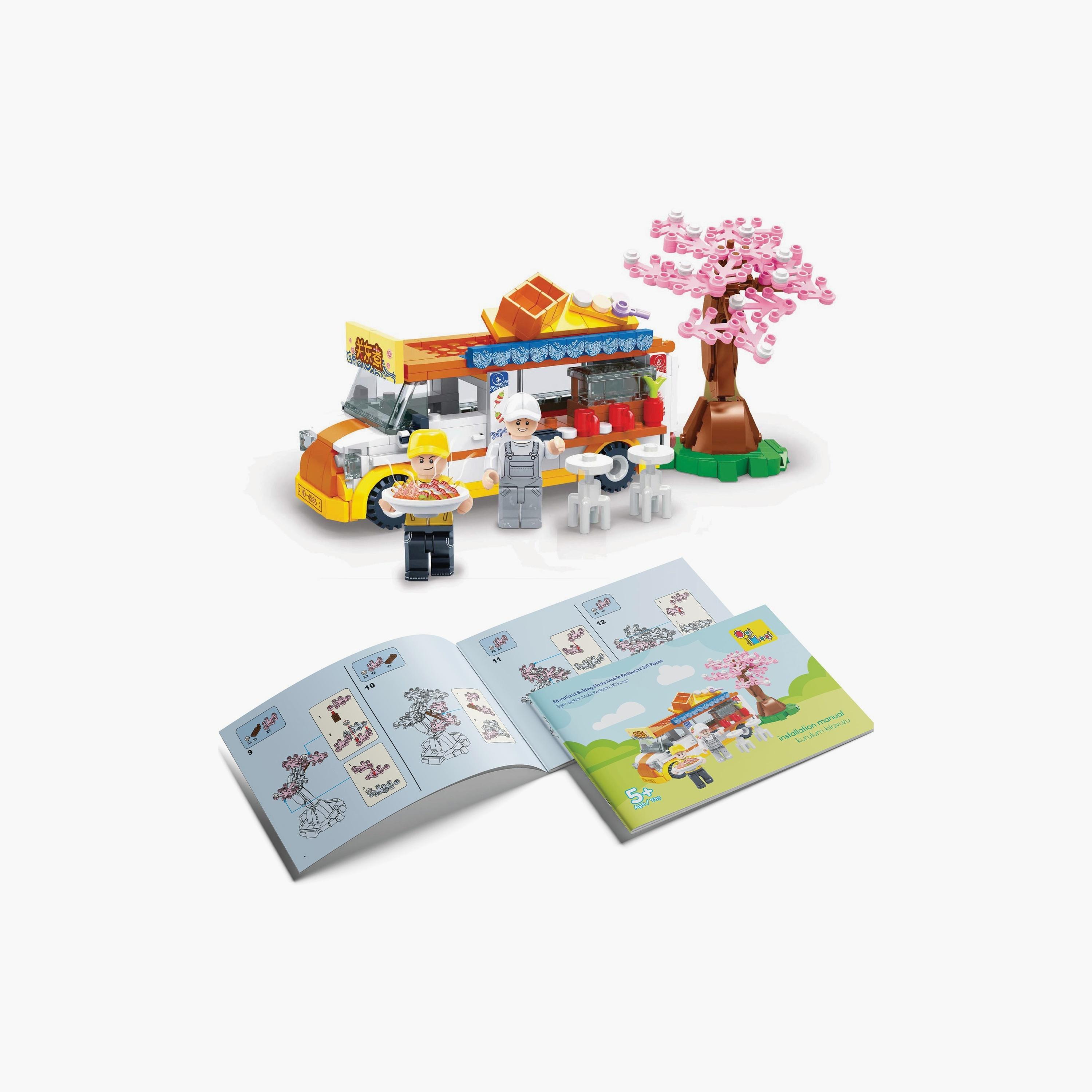 Biggdesign 310-Piece Ogi Mogi Educational Building Blocks - Mobile Restaurant - Multicolour-toys-buildingblocks-blocks-image-1