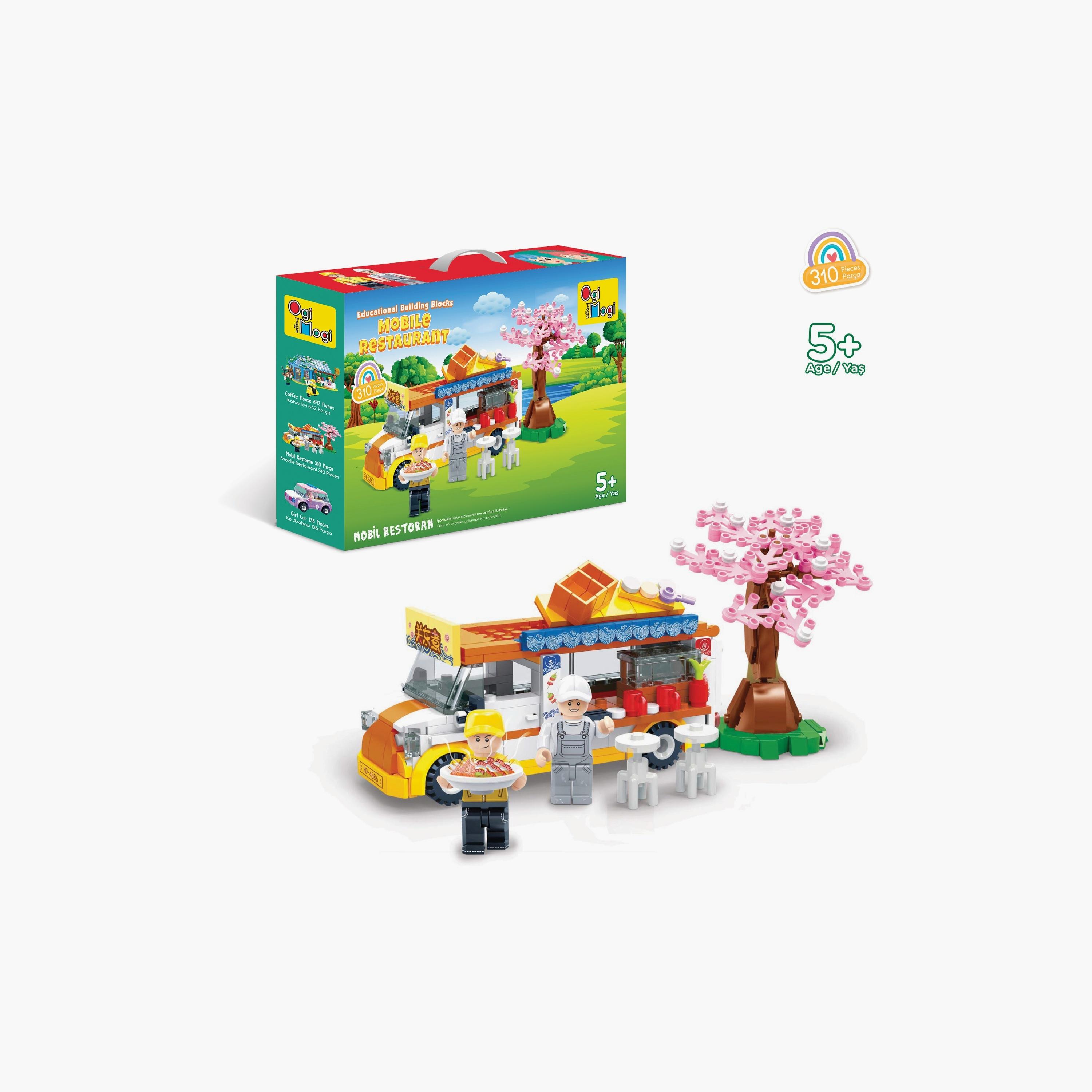Biggdesign 310-Piece Ogi Mogi Educational Building Blocks - Mobile Restaurant - Multicolour-toys-buildingblocks-blocks-image-2