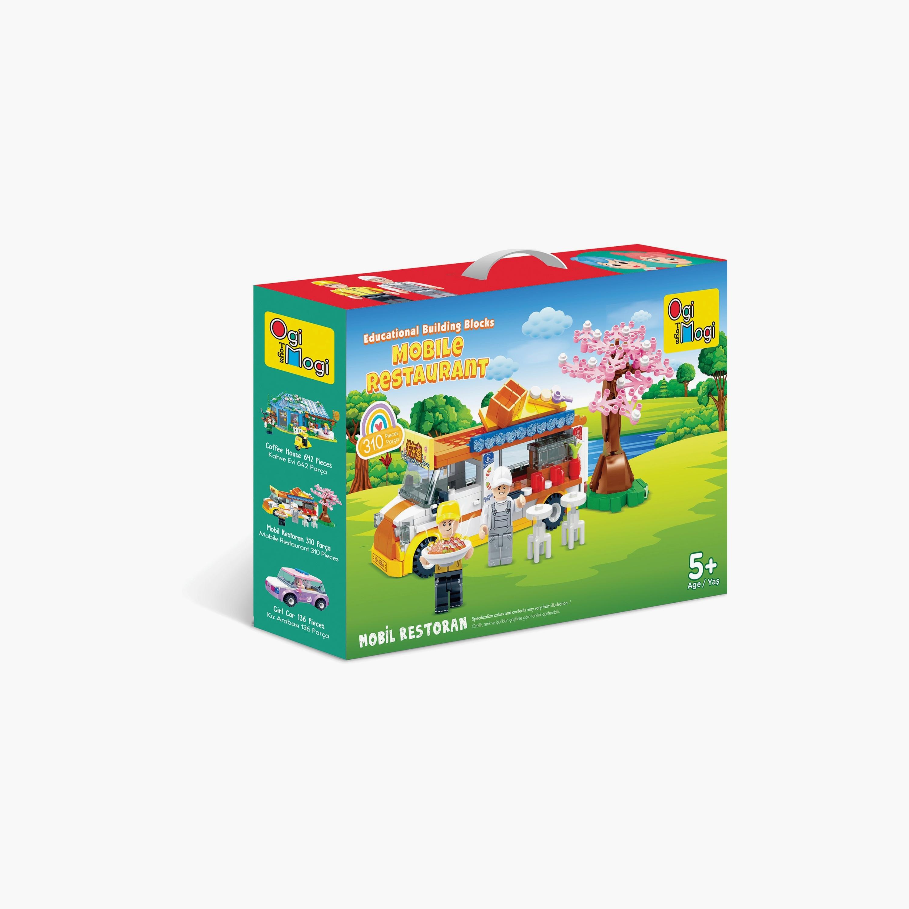Biggdesign 310-Piece Ogi Mogi Educational Building Blocks - Mobile Restaurant - Multicolour-toys-buildingblocks-blocks-image-4
