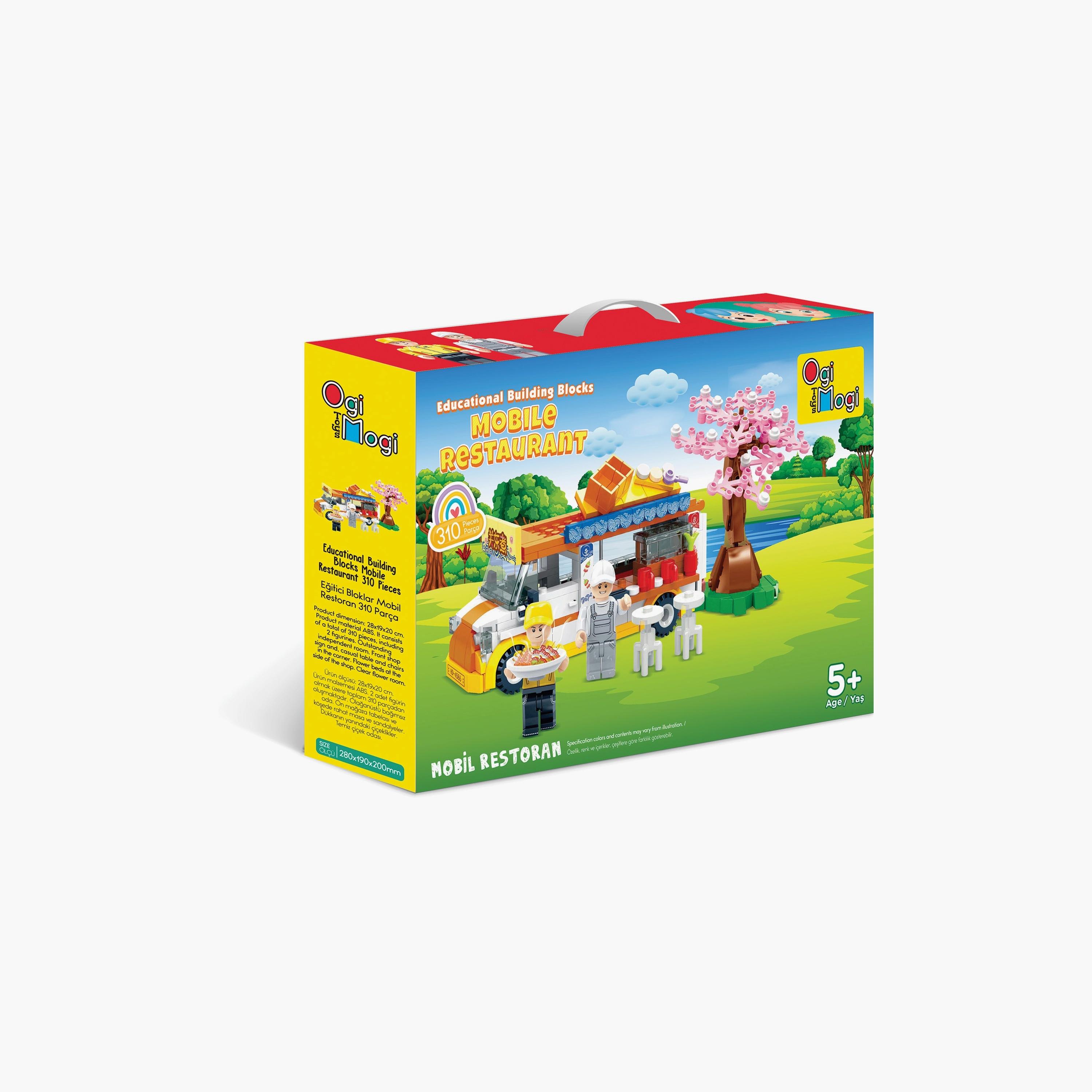 Biggdesign 310-Piece Ogi Mogi Educational Building Blocks - Mobile Restaurant - Multicolour-toys-buildingblocks-blocks-image-5