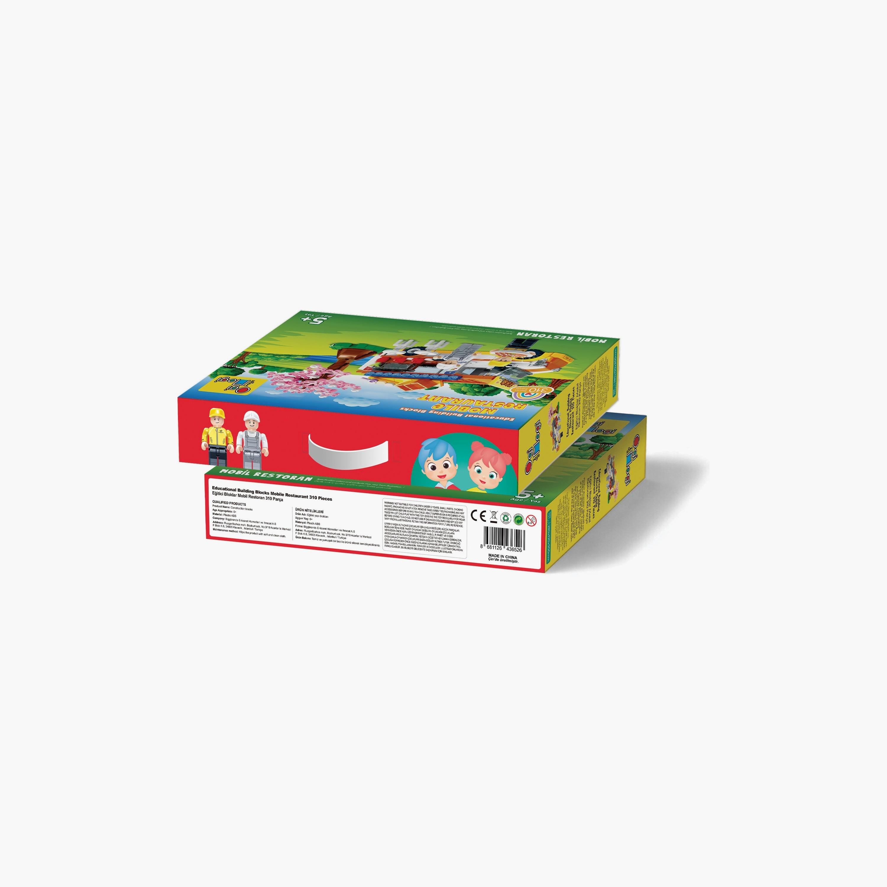 Biggdesign 310-Piece Ogi Mogi Educational Building Blocks - Mobile Restaurant - Multicolour-toys-buildingblocks-blocks-image-6