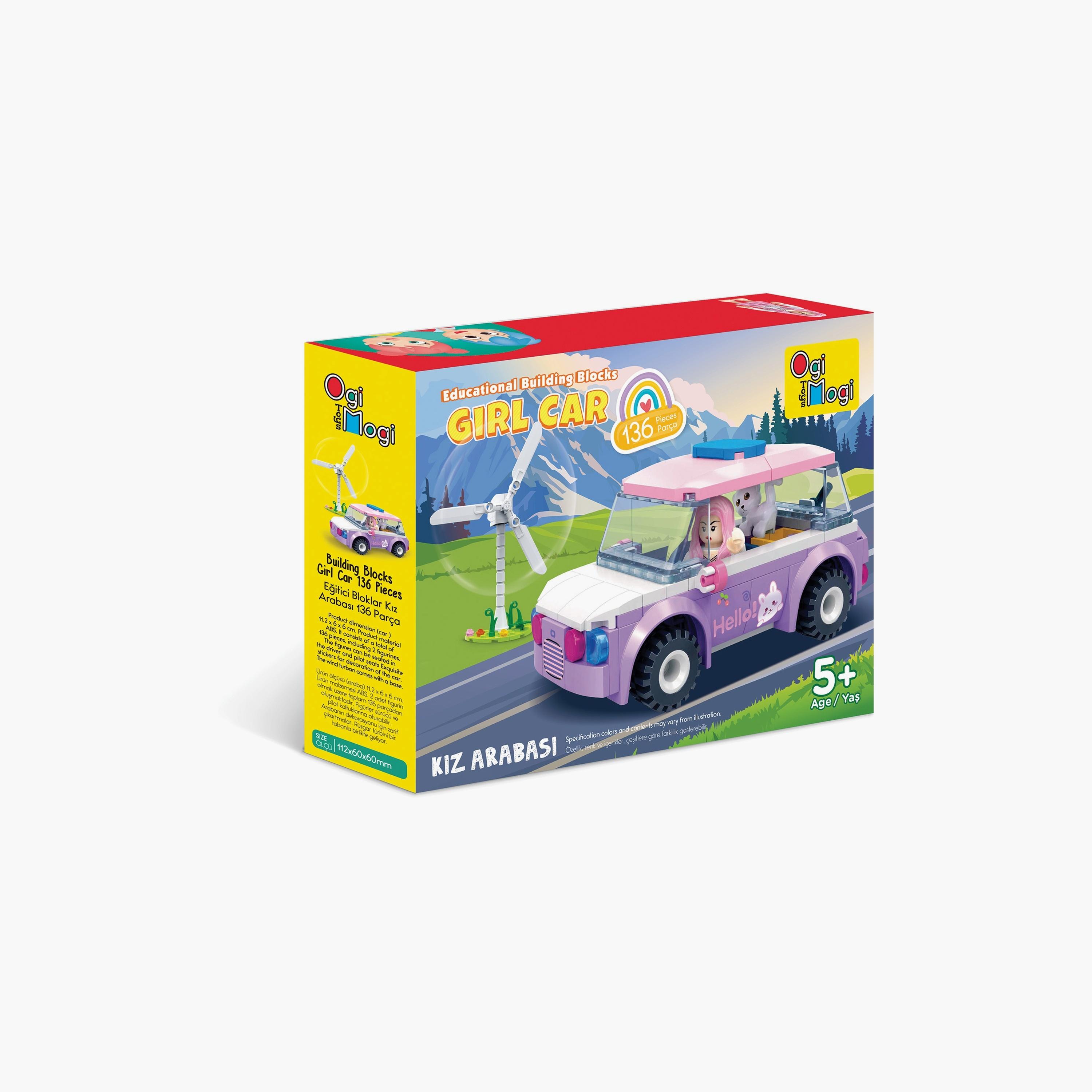 Biggdesign 136-Piece Ogi Mogi Educational Building Blocks - Girl Car - Purple-toys-buildingblocks-blocks-image-5