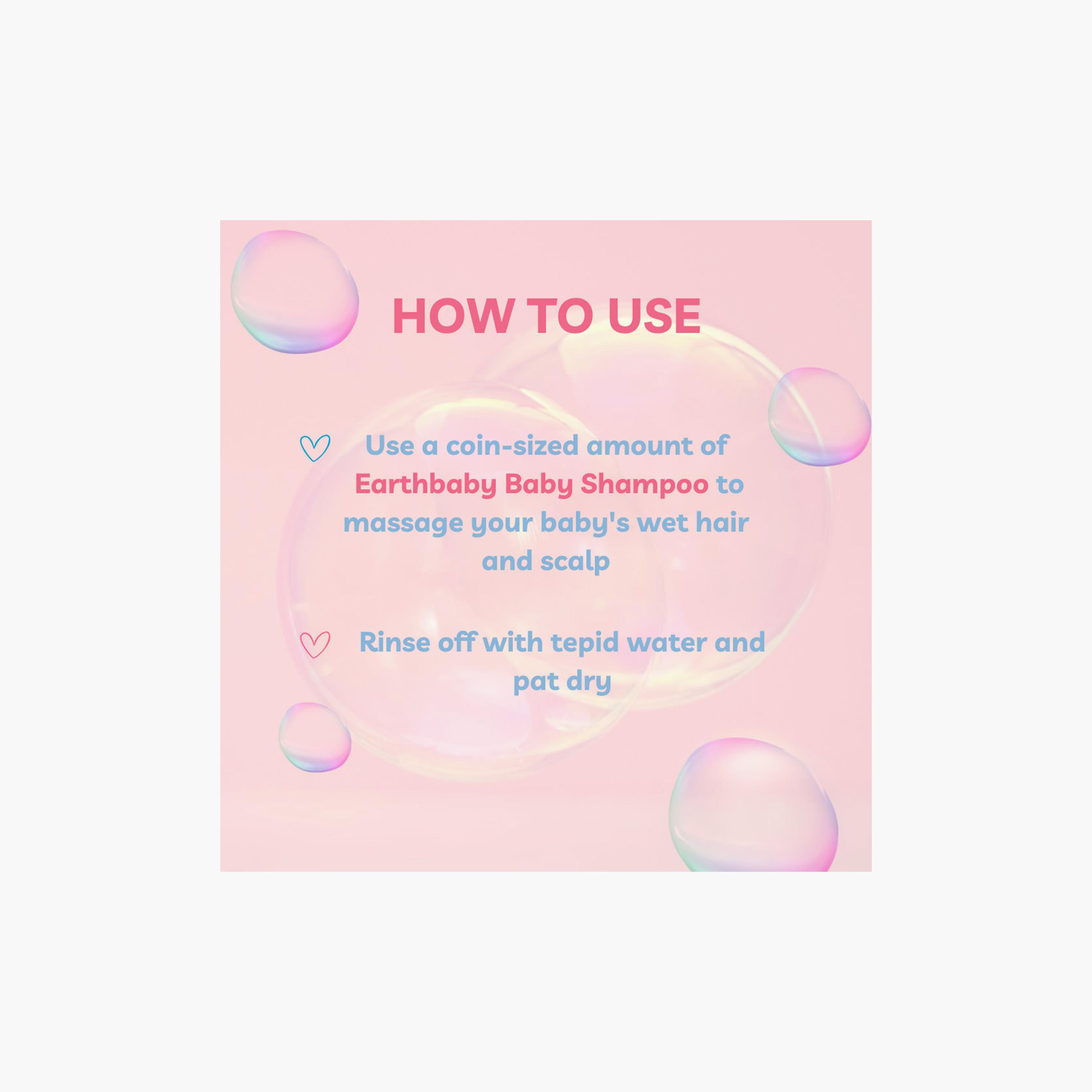 Earthbaby Sulphate & Paraben-Free Shampoo - 275ml-baby-bathandcare-hairbodyskincare-image-6