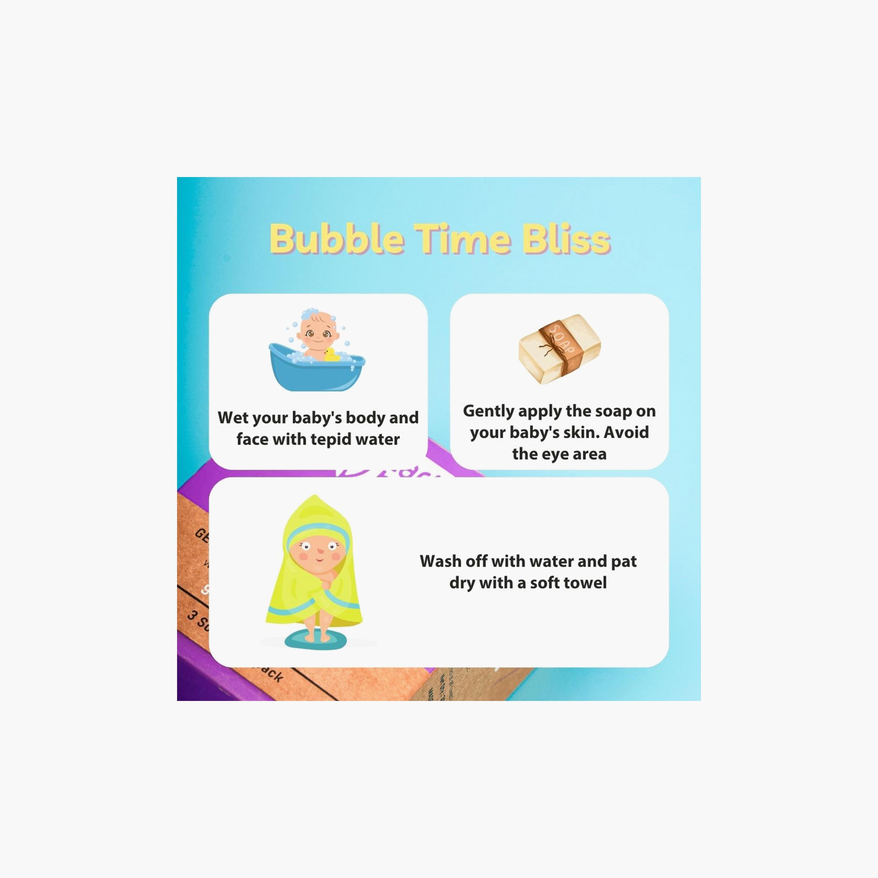 Earthbaby 90% Natural Fragrance-Free Handmade Baby Soap - 100g-baby-bathandcare-hairbodyskincare-image-8