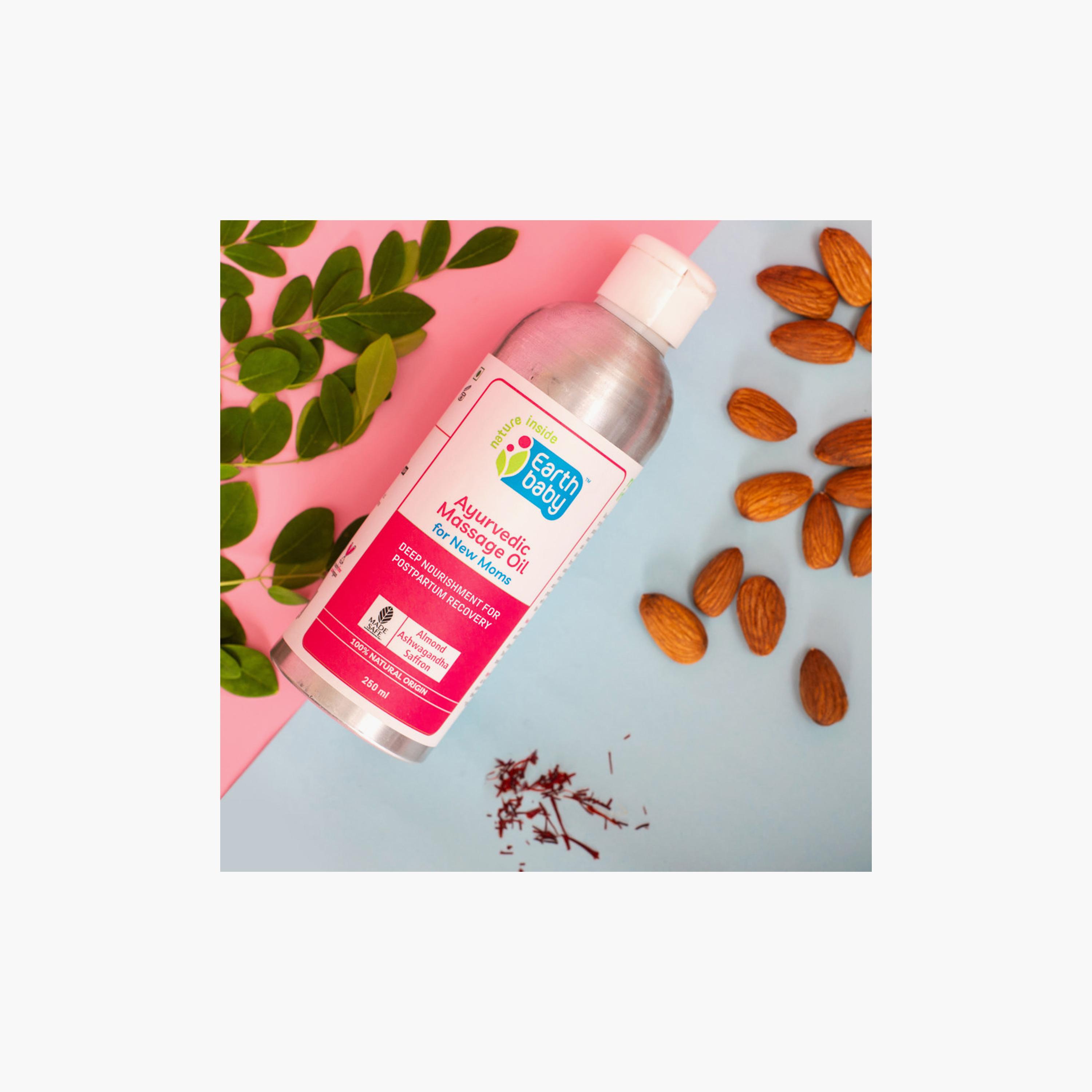 Earthbaby 100% Natural Ayurvedic Massage Oil - 250ml-baby-bathandcare-hairbodyskincare-image-7