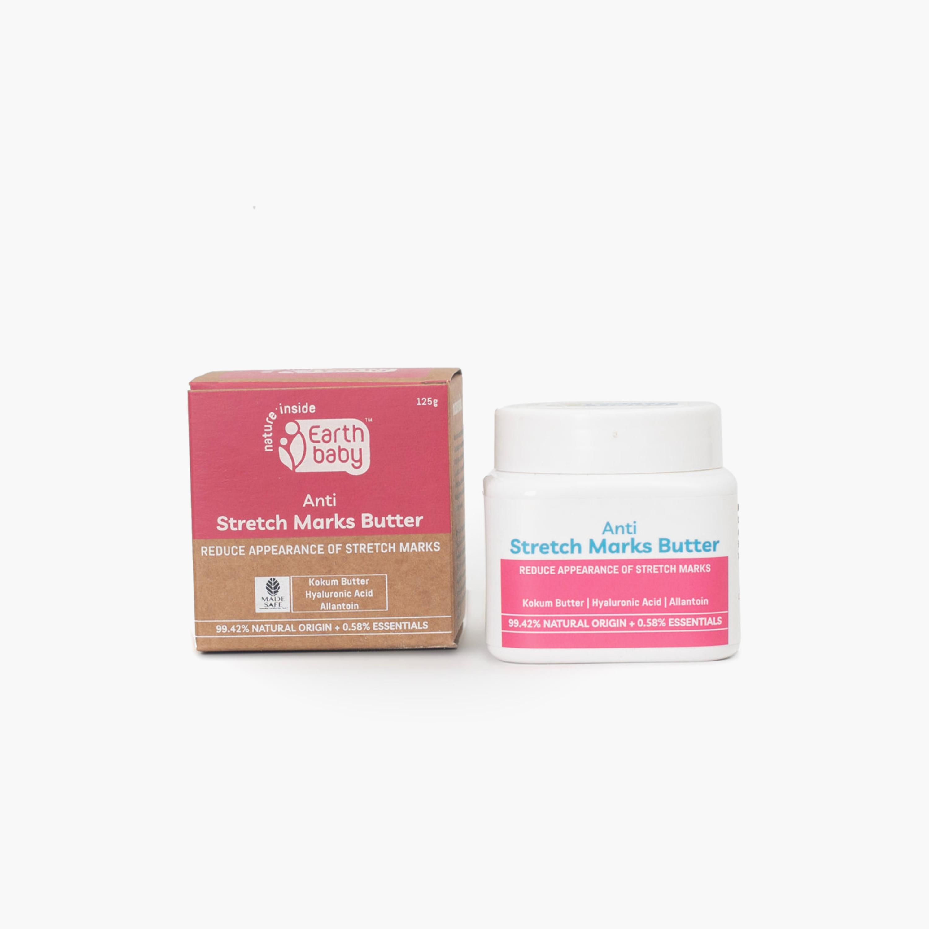 Earthbaby Kokum & Shea Butter Anti-Stretch Marks Butter Cream - 125g-baby-bathandcare-hairbodyskincare-image-1