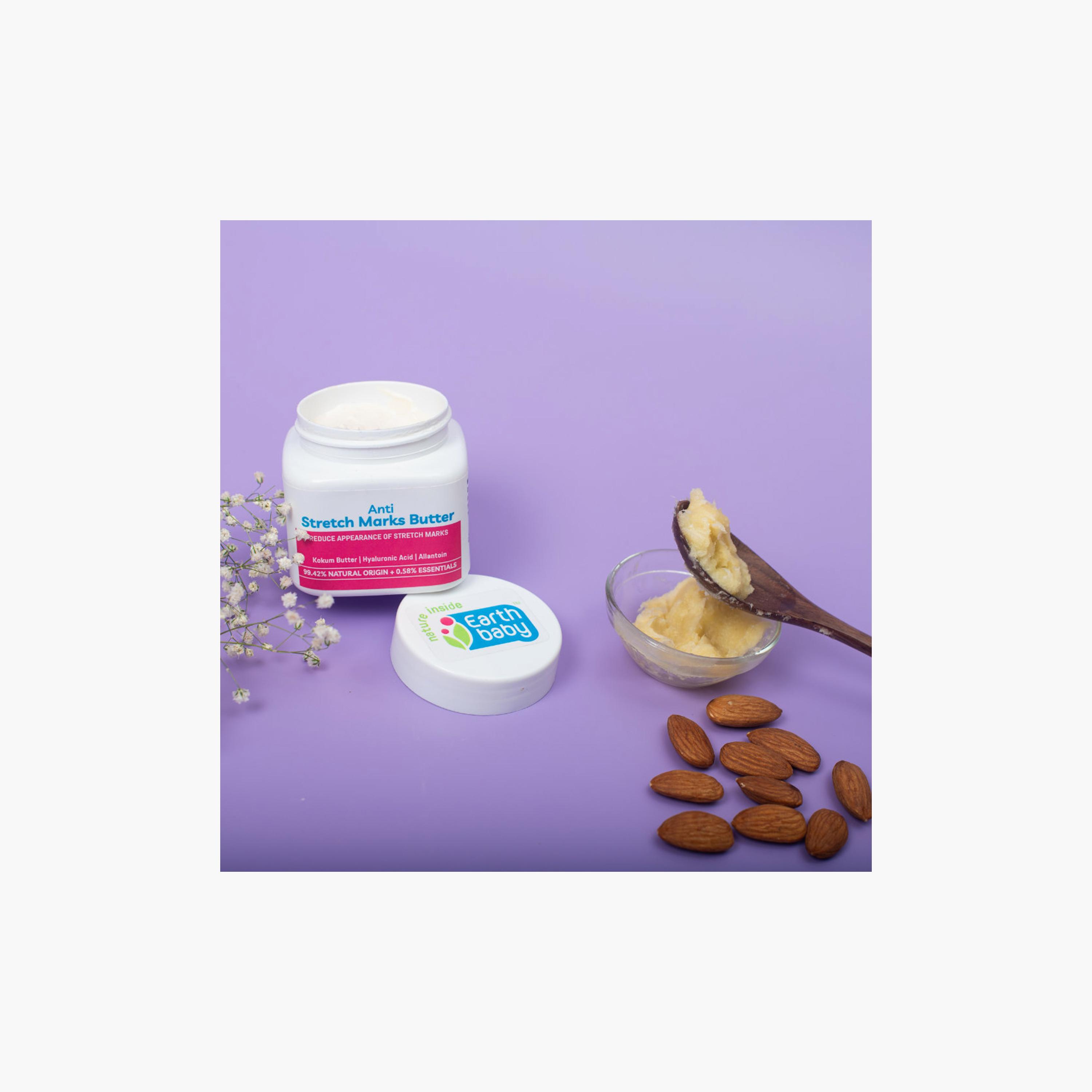 Earthbaby Kokum & Shea Butter Anti-Stretch Marks Butter Cream - 125g-baby-bathandcare-hairbodyskincare-image-3