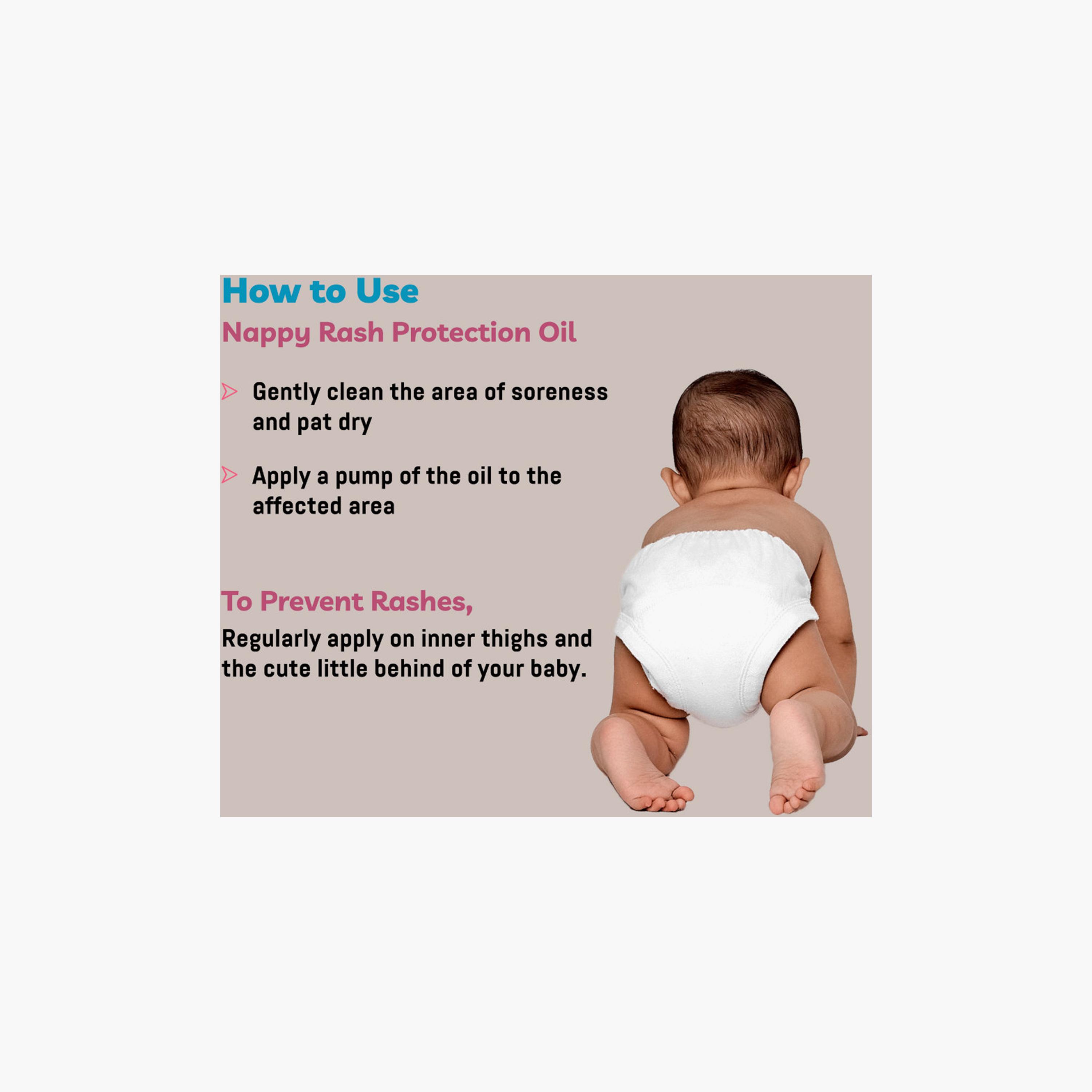 Earthbaby 100% Natural Ayurvedic Nappy Rash Protection Oil - 125ml-baby-bathandcare-hairbodyskincare-image-3