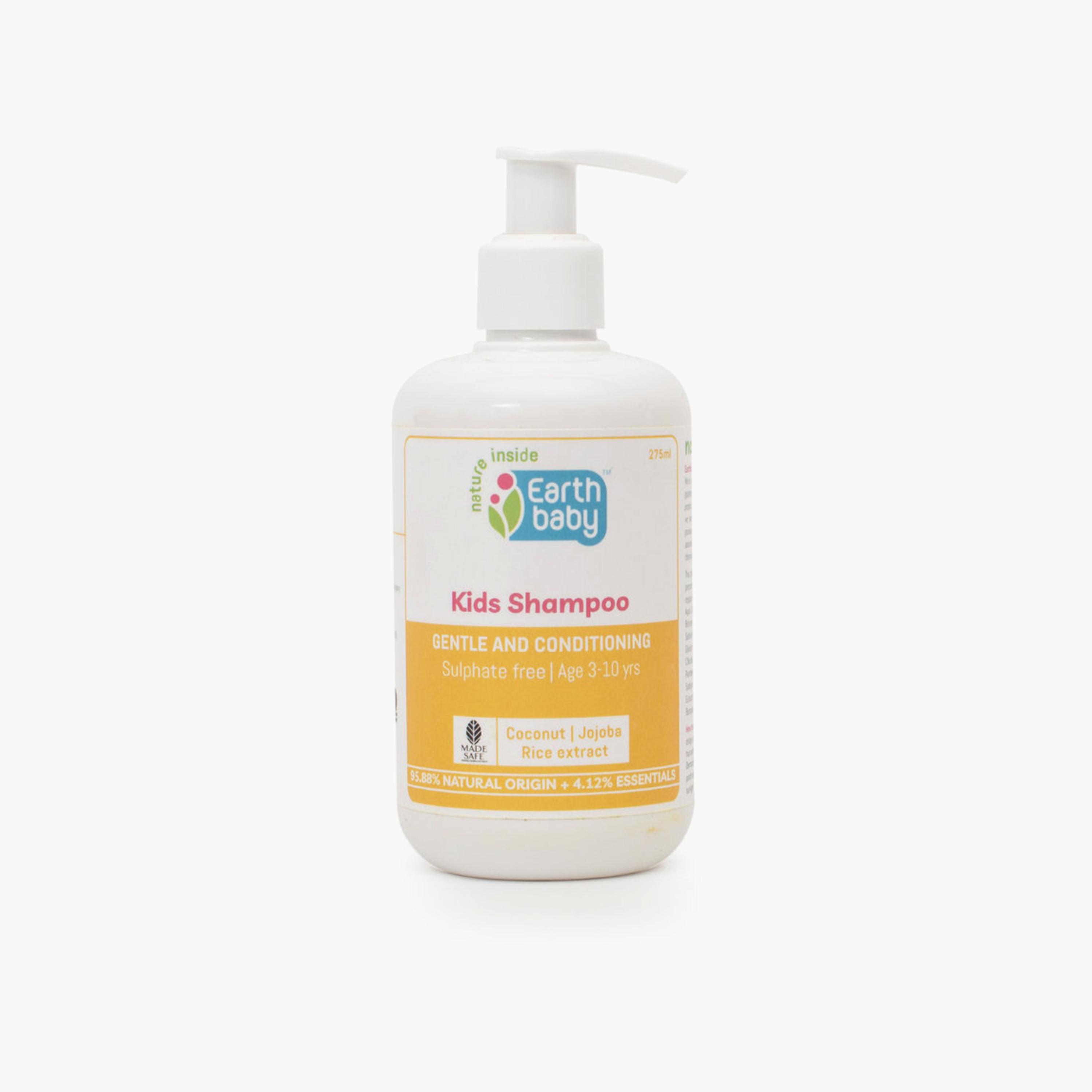 Earthbaby 100% Vegan Natural Sulphate & Paraben Free Shampoo - 275ml - 3 Years+-baby-bathandcare-hairbodyskincare-image-1
