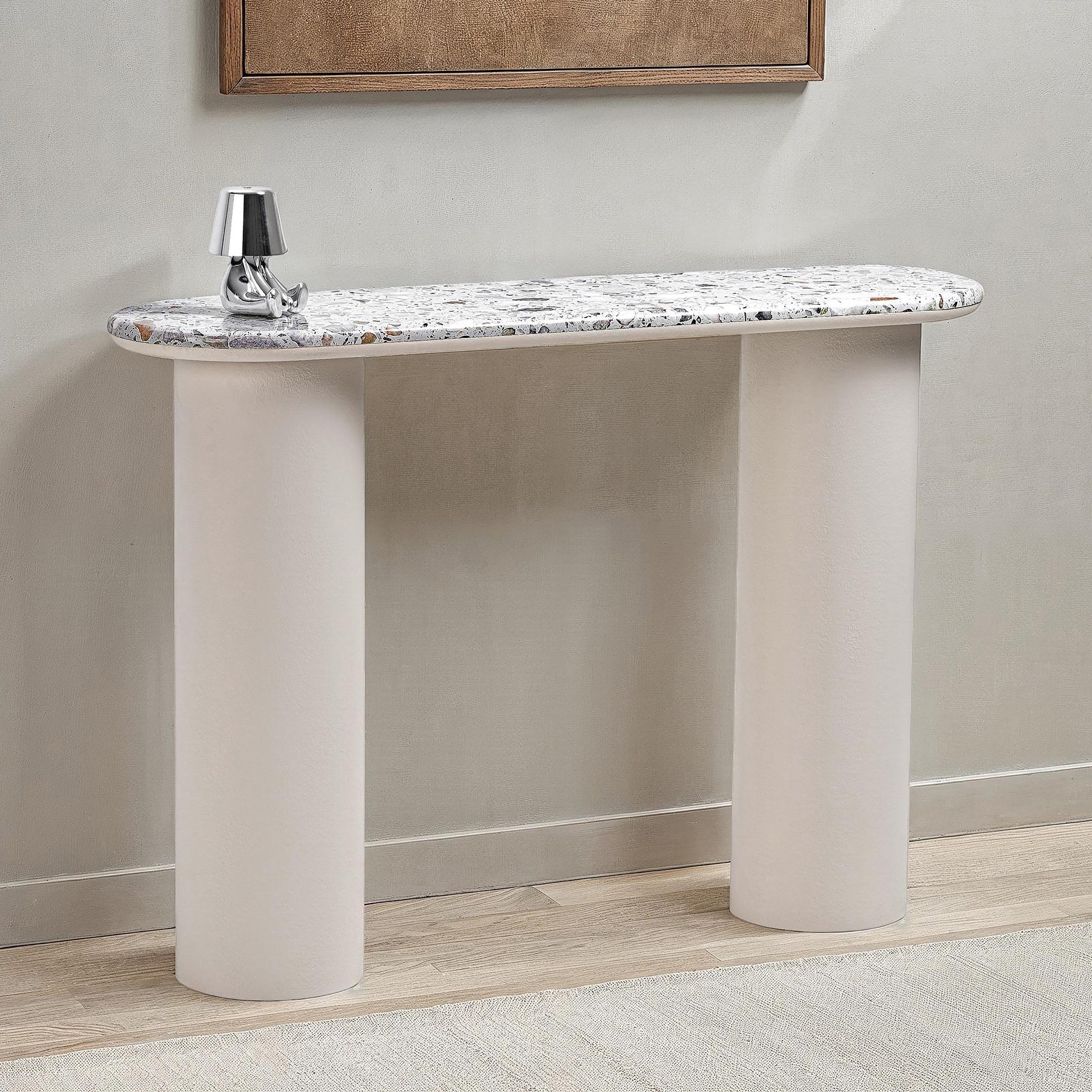 Studio Obliq Pillar Terrazzo Top Console