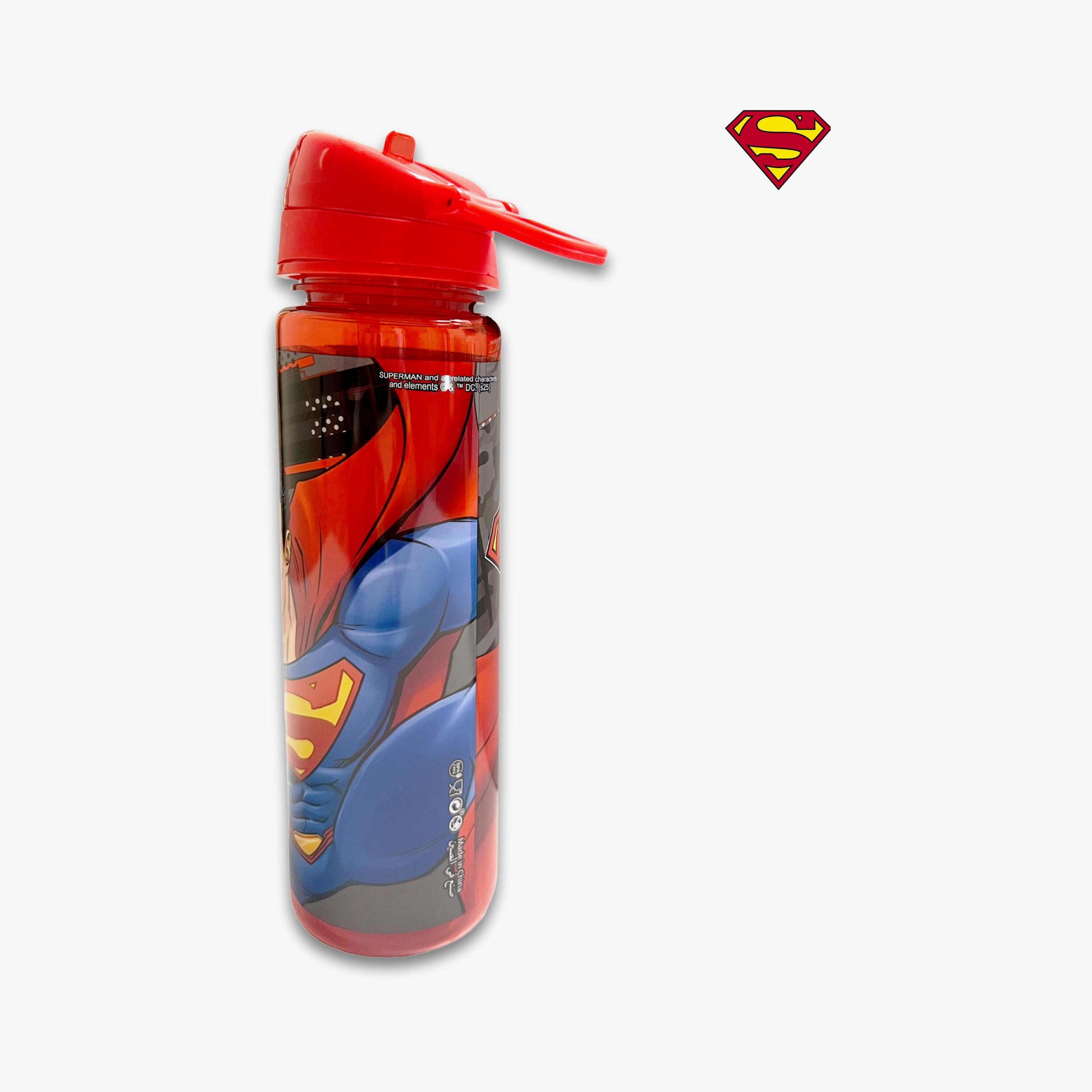 Warner Bros Superman Printed BPA Free Water Bottle - 750ml - Red-school-waterbottles-image-2