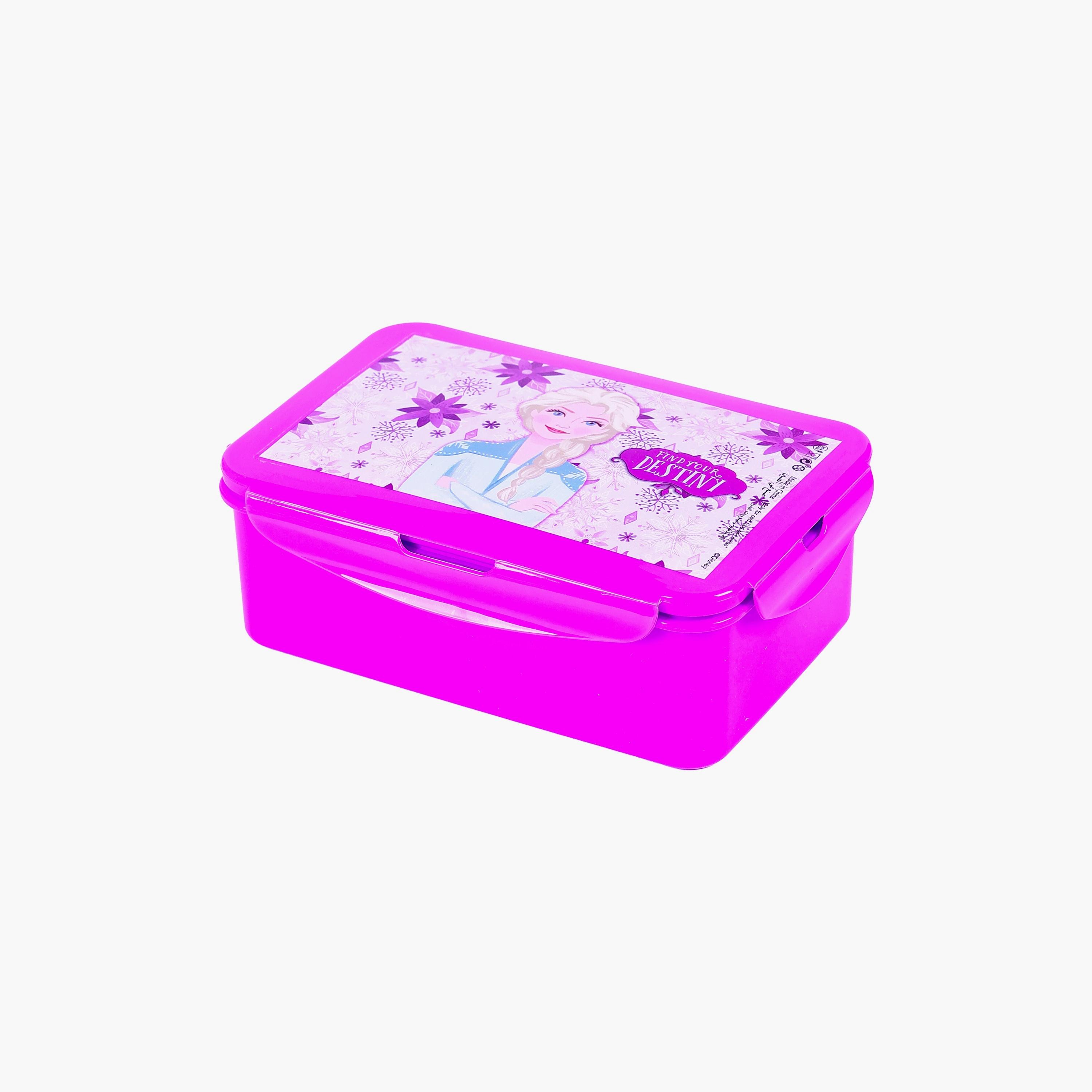 Disney Frozen Printed Lunch Box - Pink-school-lunchessentials-lunchboxes-image-1