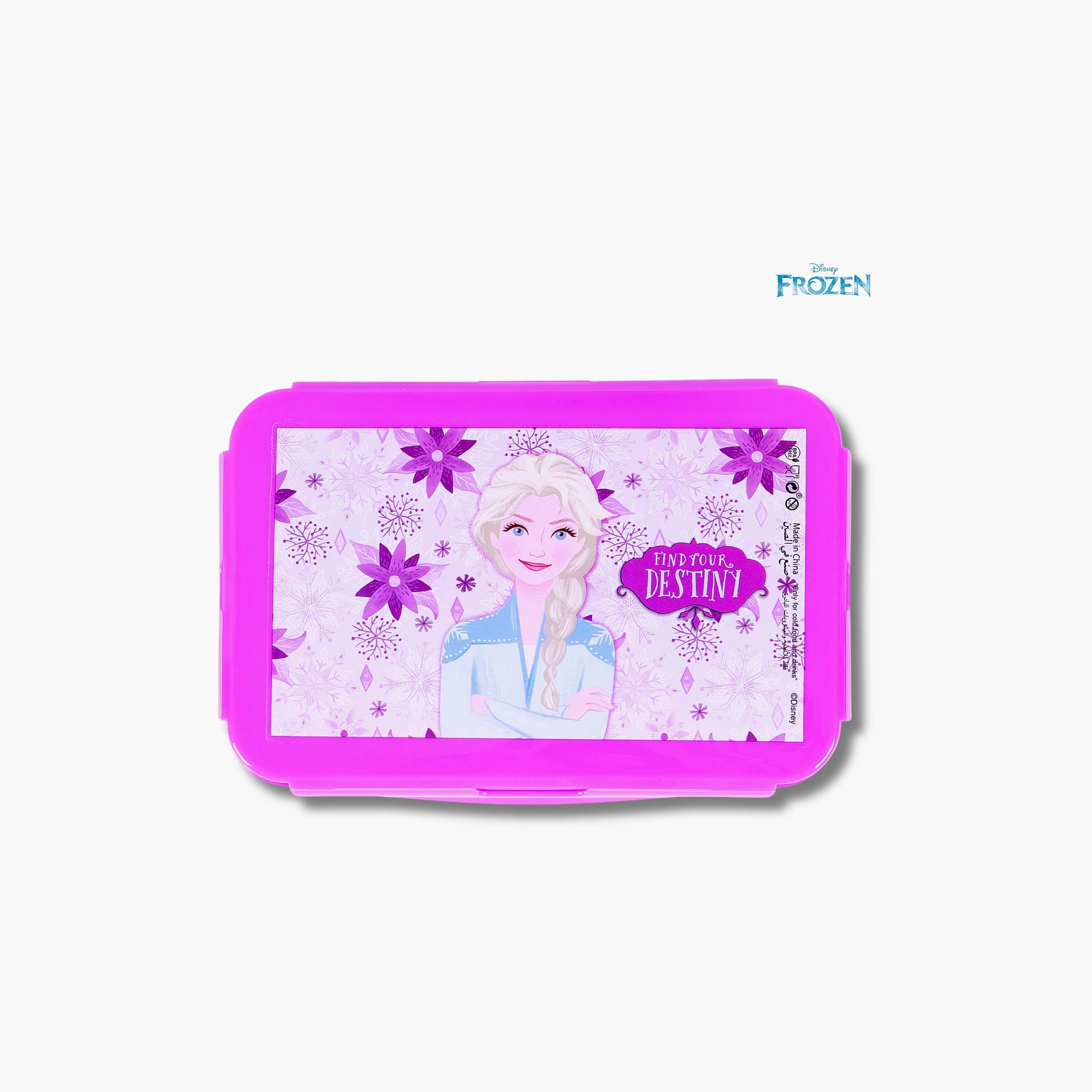 Disney Frozen Printed Lunch Box - Pink-school-lunchessentials-lunchboxes-image-2