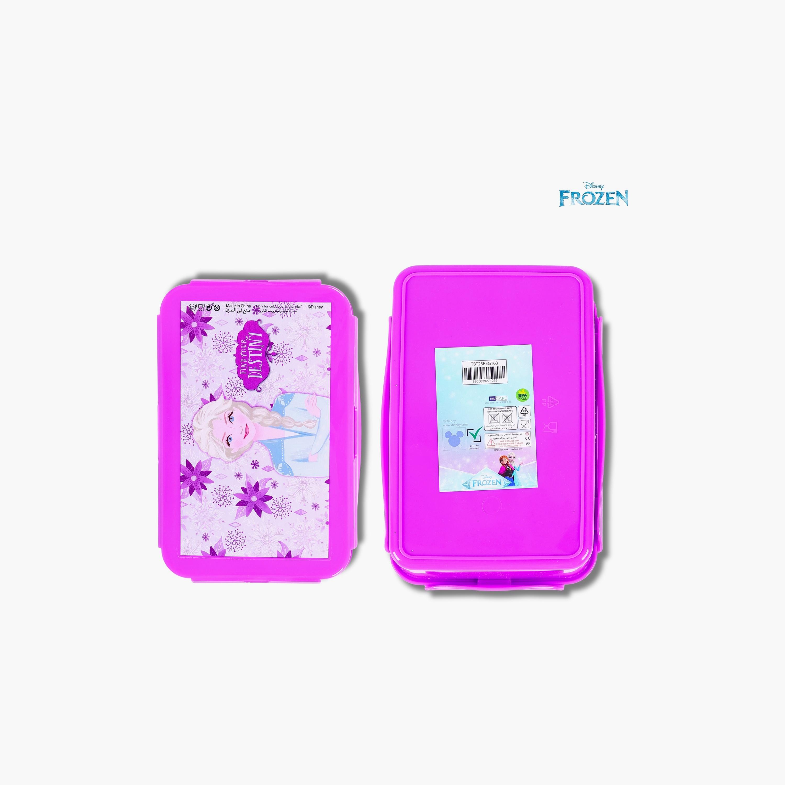Disney Frozen Printed Lunch Box - Pink-school-lunchessentials-lunchboxes-image-3