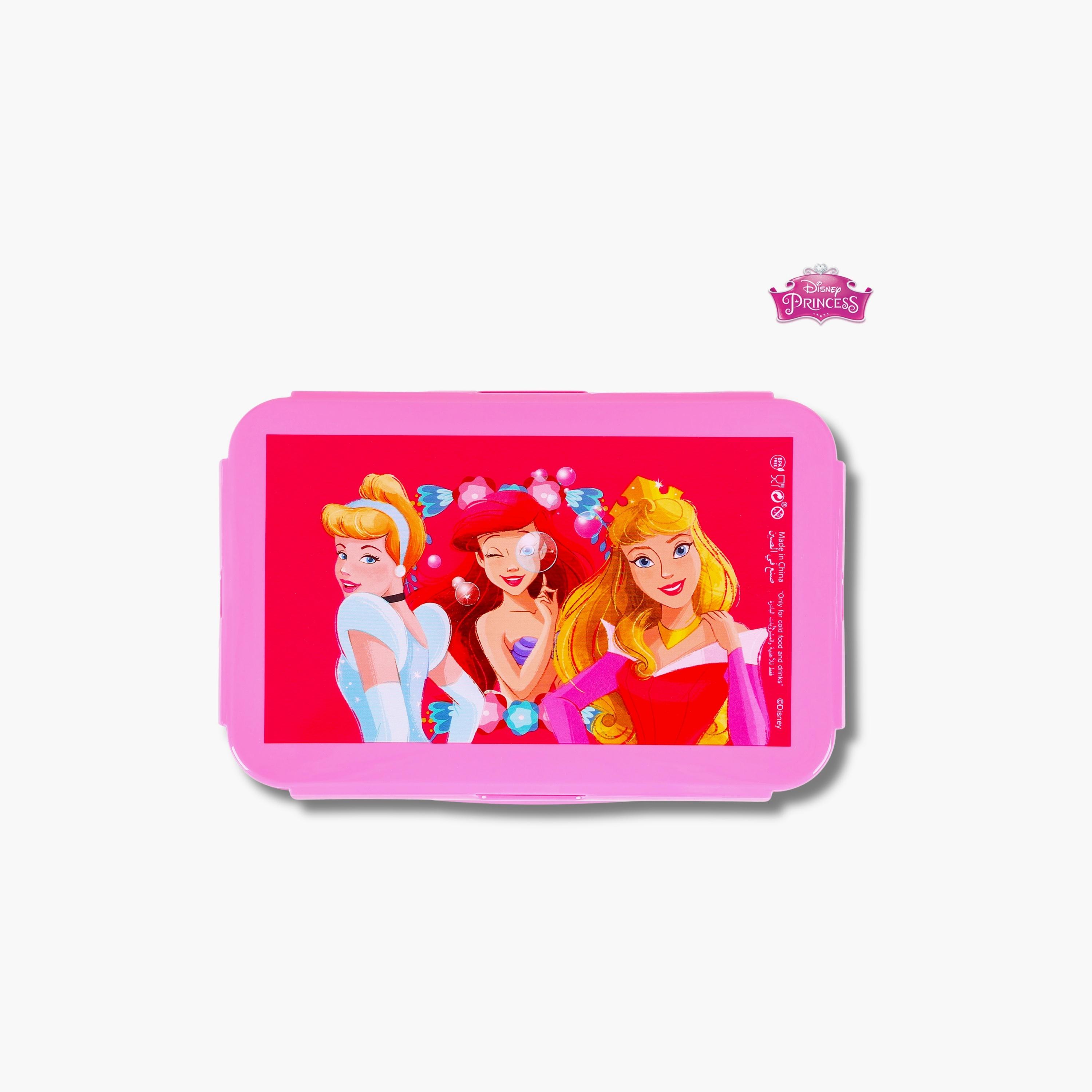 علبة غداء مطبوعة عليها أميرات من ديزني - وردي-school-lunchessentials-lunchboxes-image-2